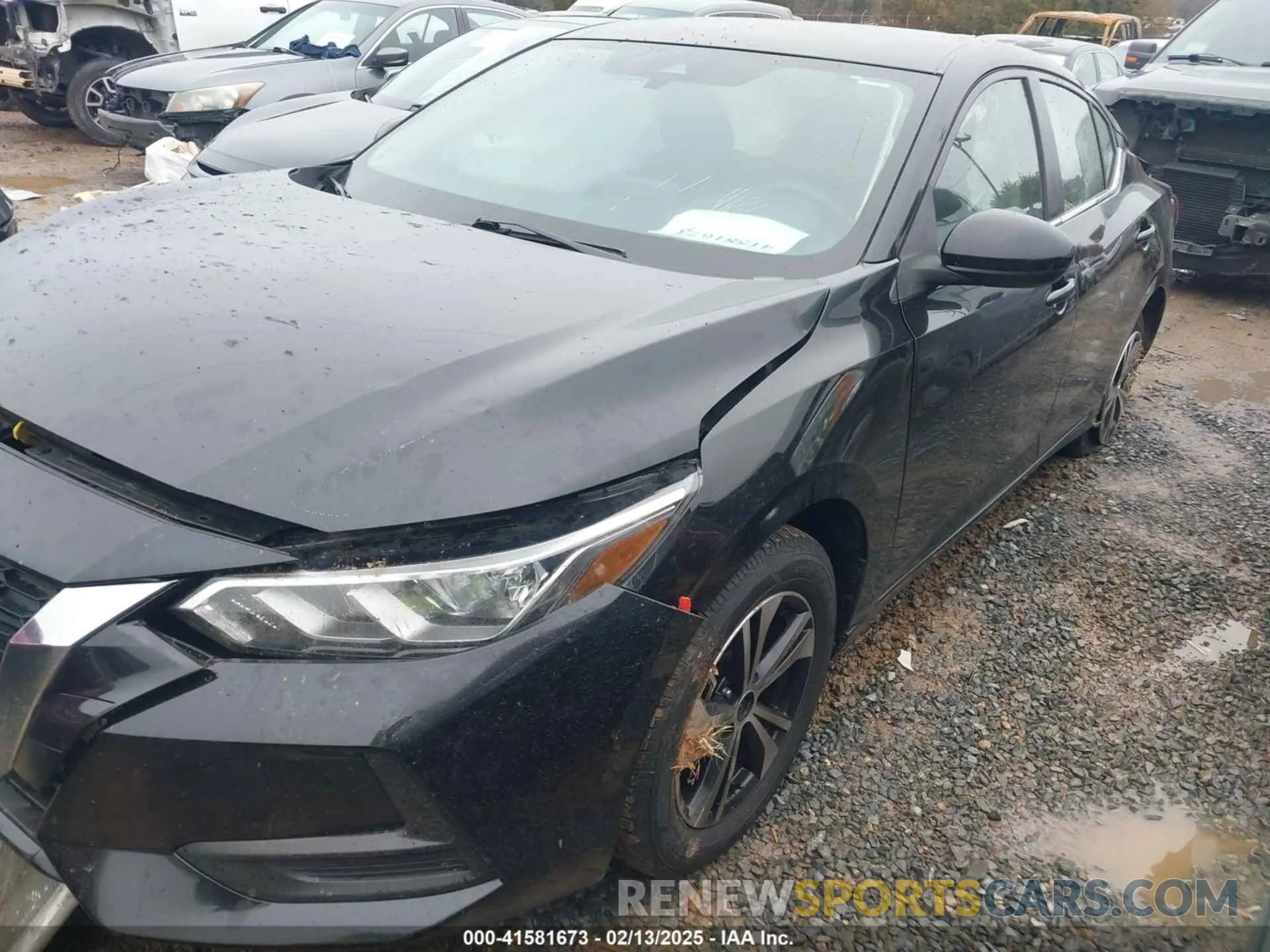 2 Photograph of a damaged car 3N1AB8CVXMY209751 NISSAN SENTRA 2021