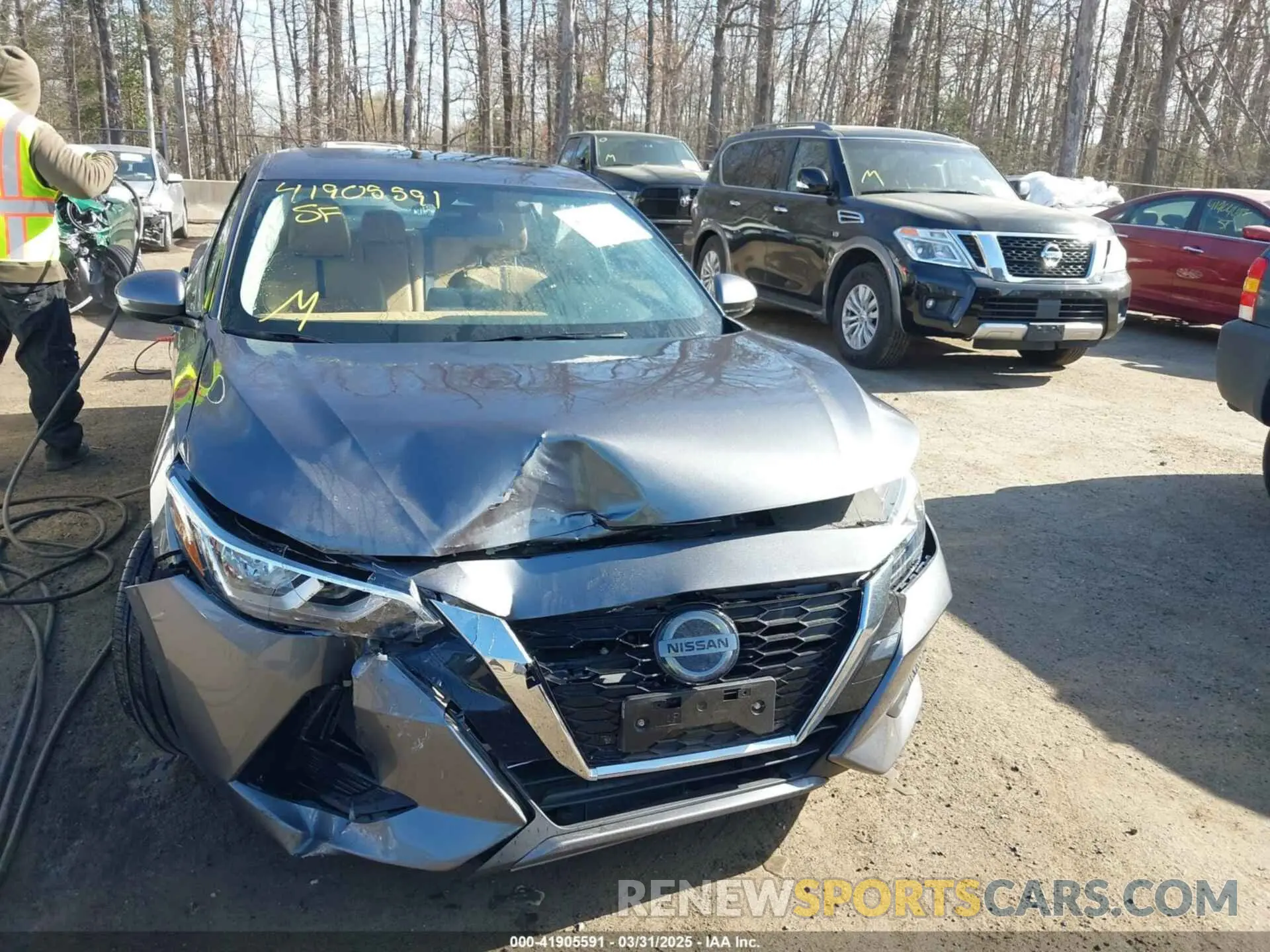 12 Photograph of a damaged car 3N1AB8CVXMY227442 NISSAN SENTRA 2021