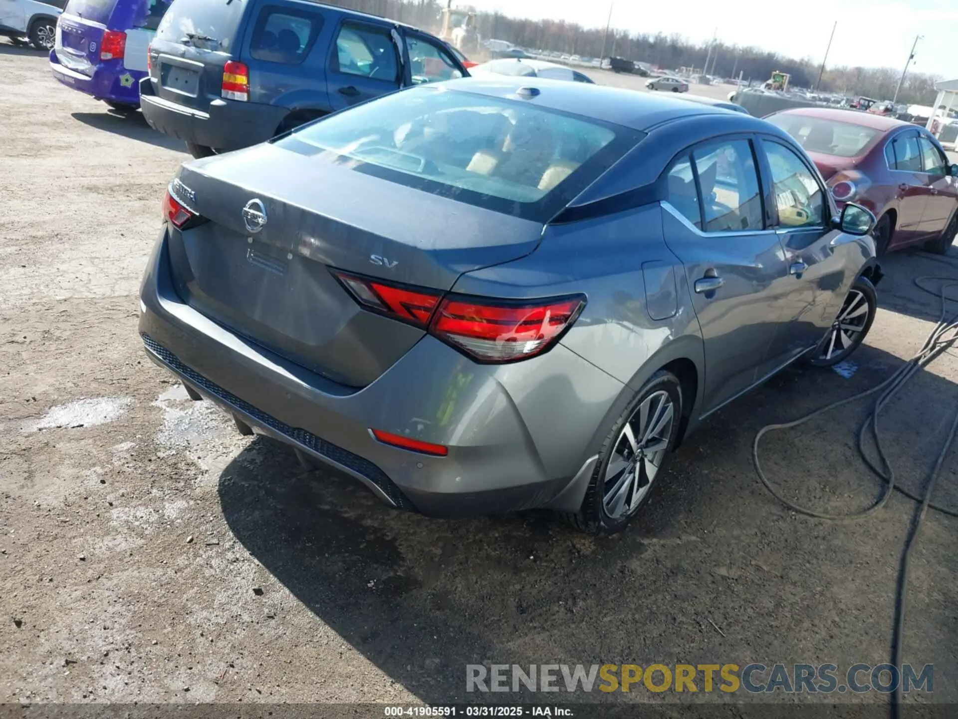 4 Photograph of a damaged car 3N1AB8CVXMY227442 NISSAN SENTRA 2021