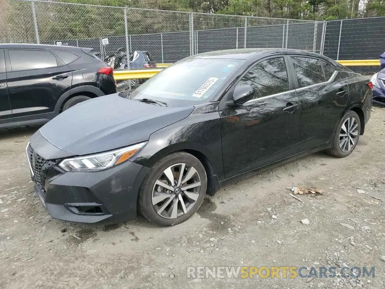 1 Фотография поврежденного автомобиля 3N1AB8CVXMY232835 NISSAN SENTRA 2021