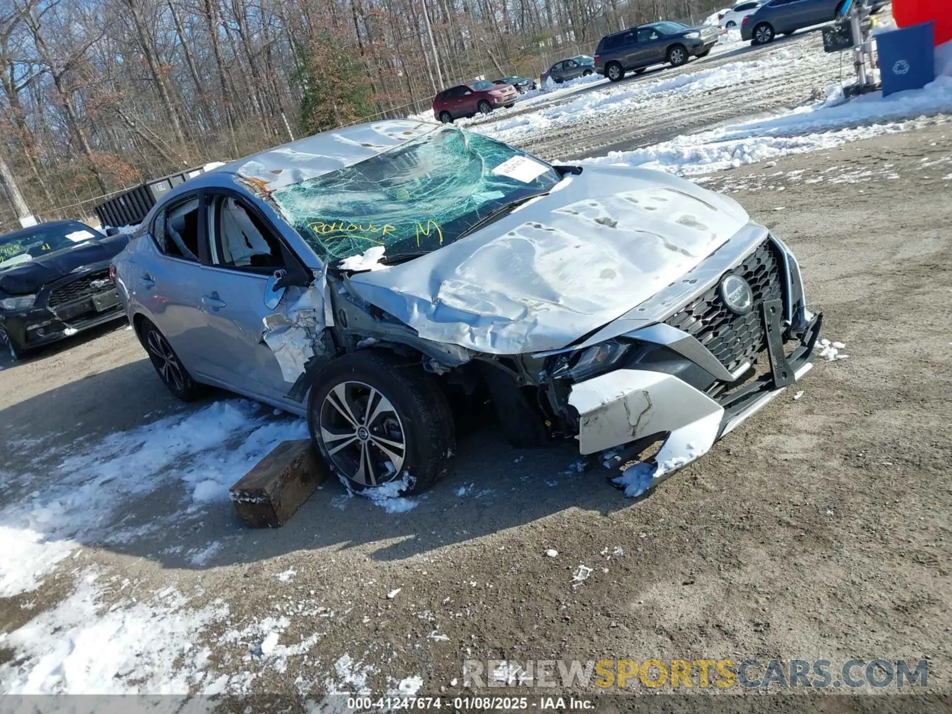 1 Фотография поврежденного автомобиля 3N1AB8CVXMY237792 NISSAN SENTRA 2021