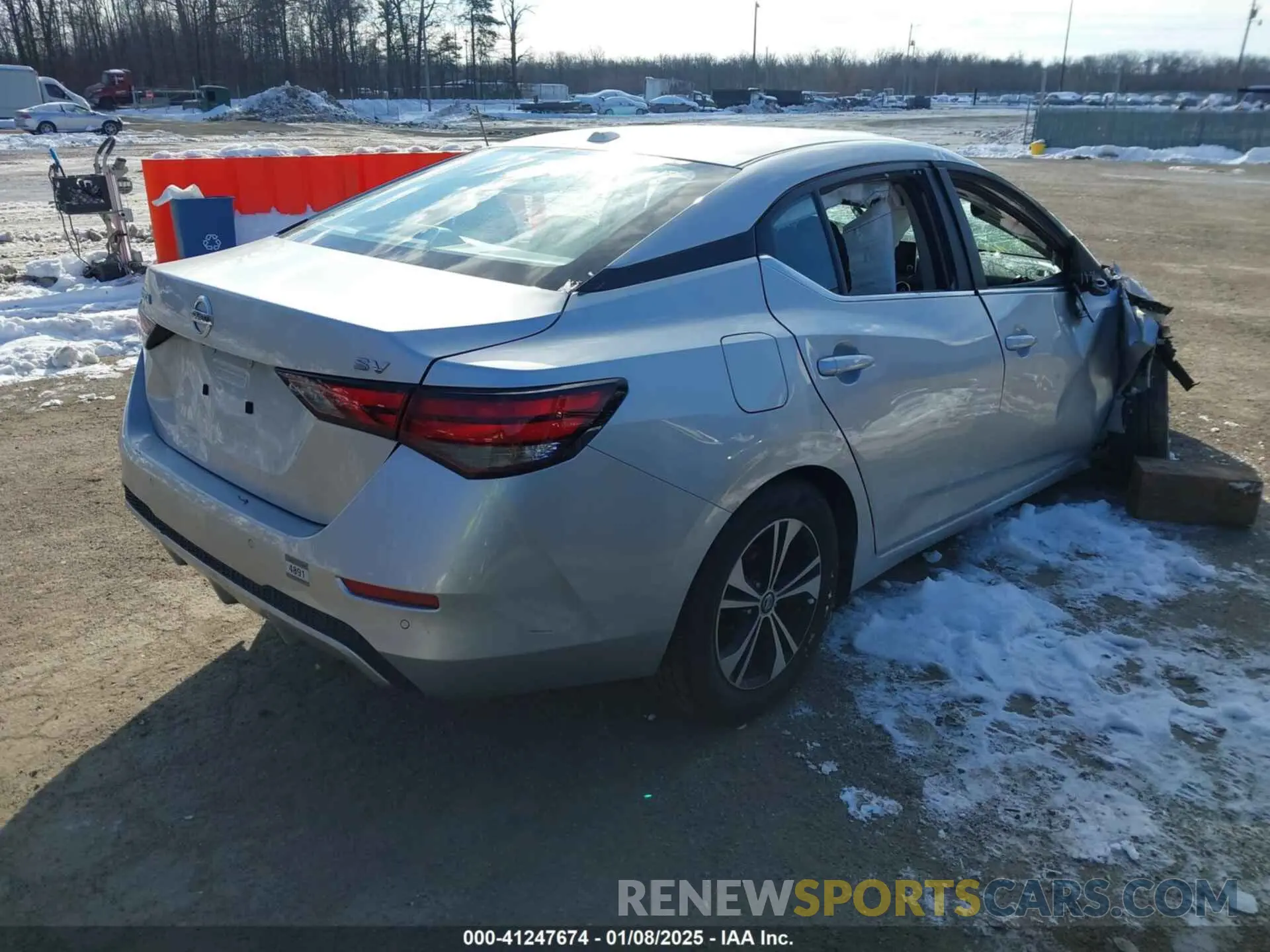 4 Фотография поврежденного автомобиля 3N1AB8CVXMY237792 NISSAN SENTRA 2021