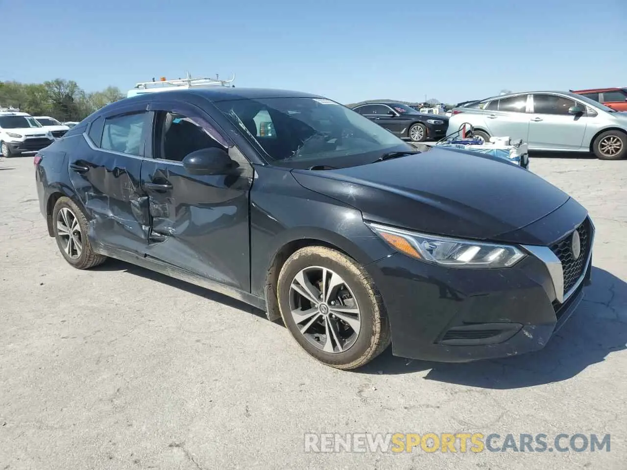 4 Photograph of a damaged car 3N1AB8CVXMY264717 NISSAN SENTRA 2021