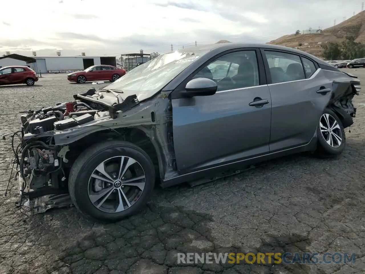 1 Photograph of a damaged car 3N1AB8CVXMY270730 NISSAN SENTRA 2021