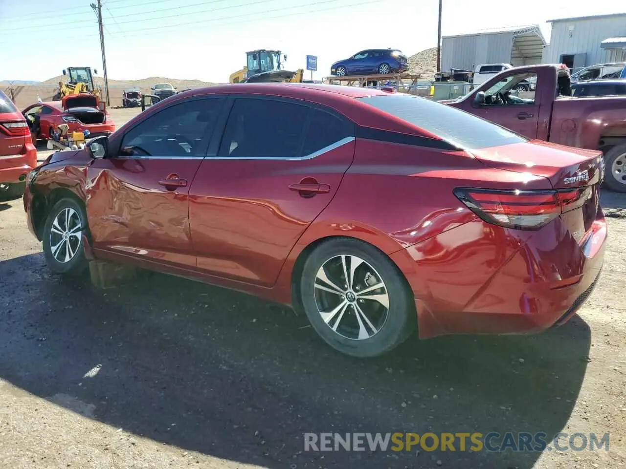 2 Photograph of a damaged car 3N1AB8CVXMY312099 NISSAN SENTRA 2021