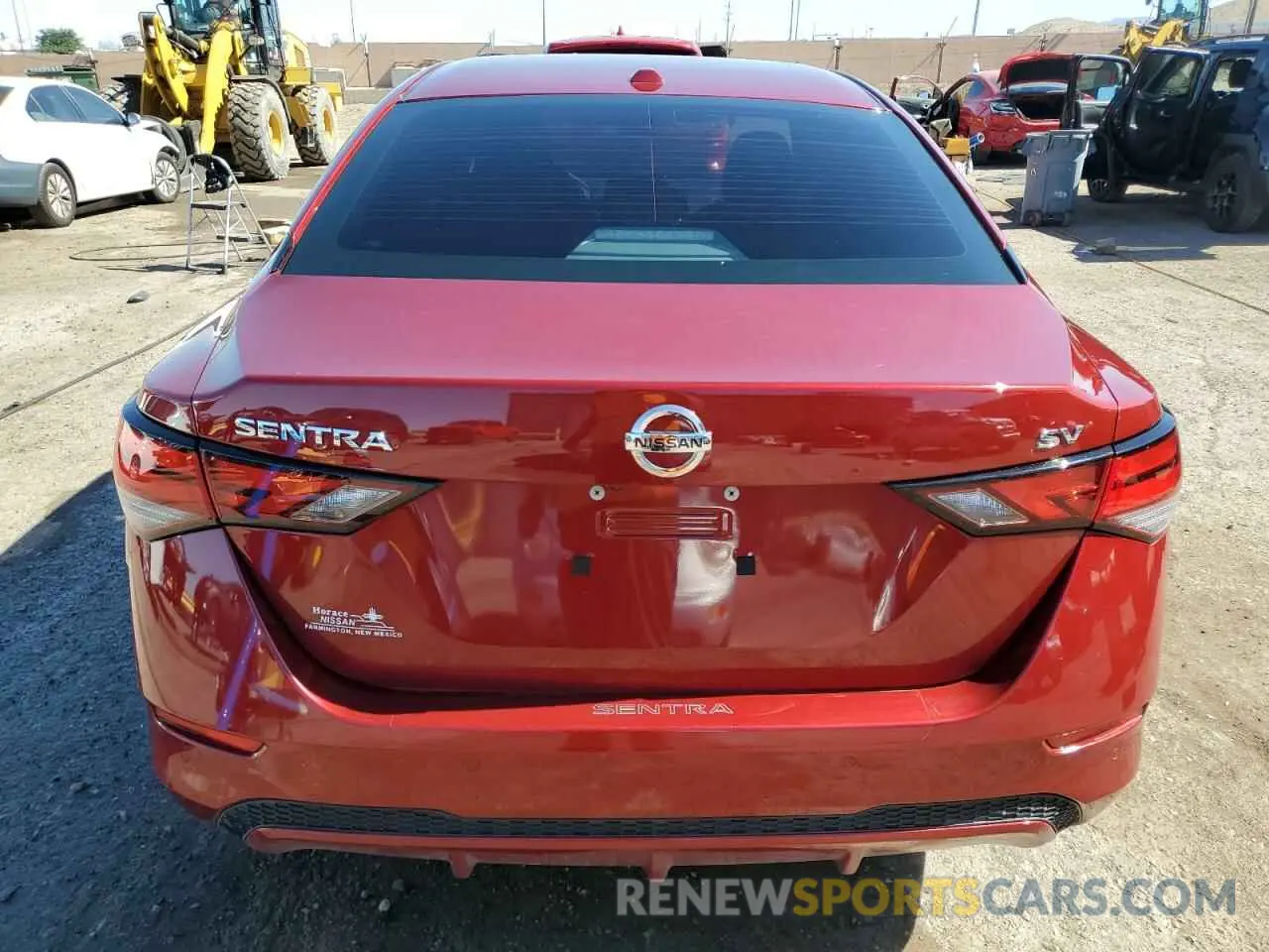 6 Photograph of a damaged car 3N1AB8CVXMY312099 NISSAN SENTRA 2021