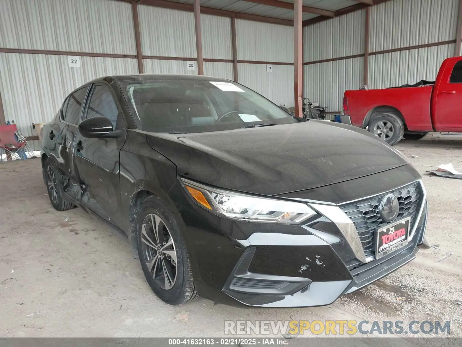1 Photograph of a damaged car 3N1AB8CVXMY312622 NISSAN SENTRA 2021