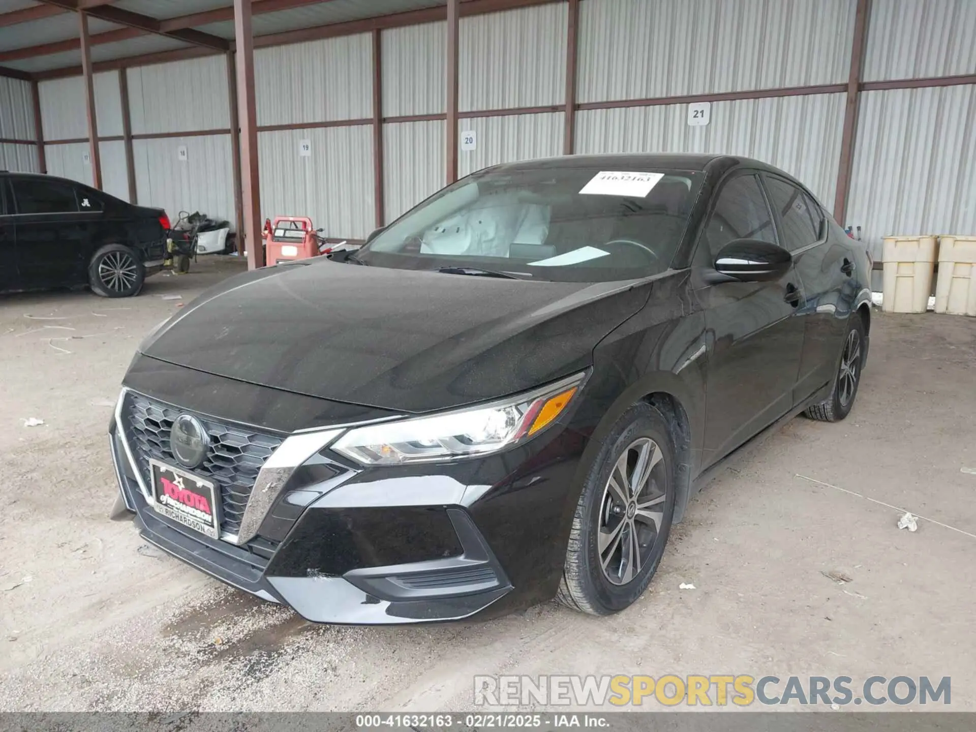 2 Photograph of a damaged car 3N1AB8CVXMY312622 NISSAN SENTRA 2021
