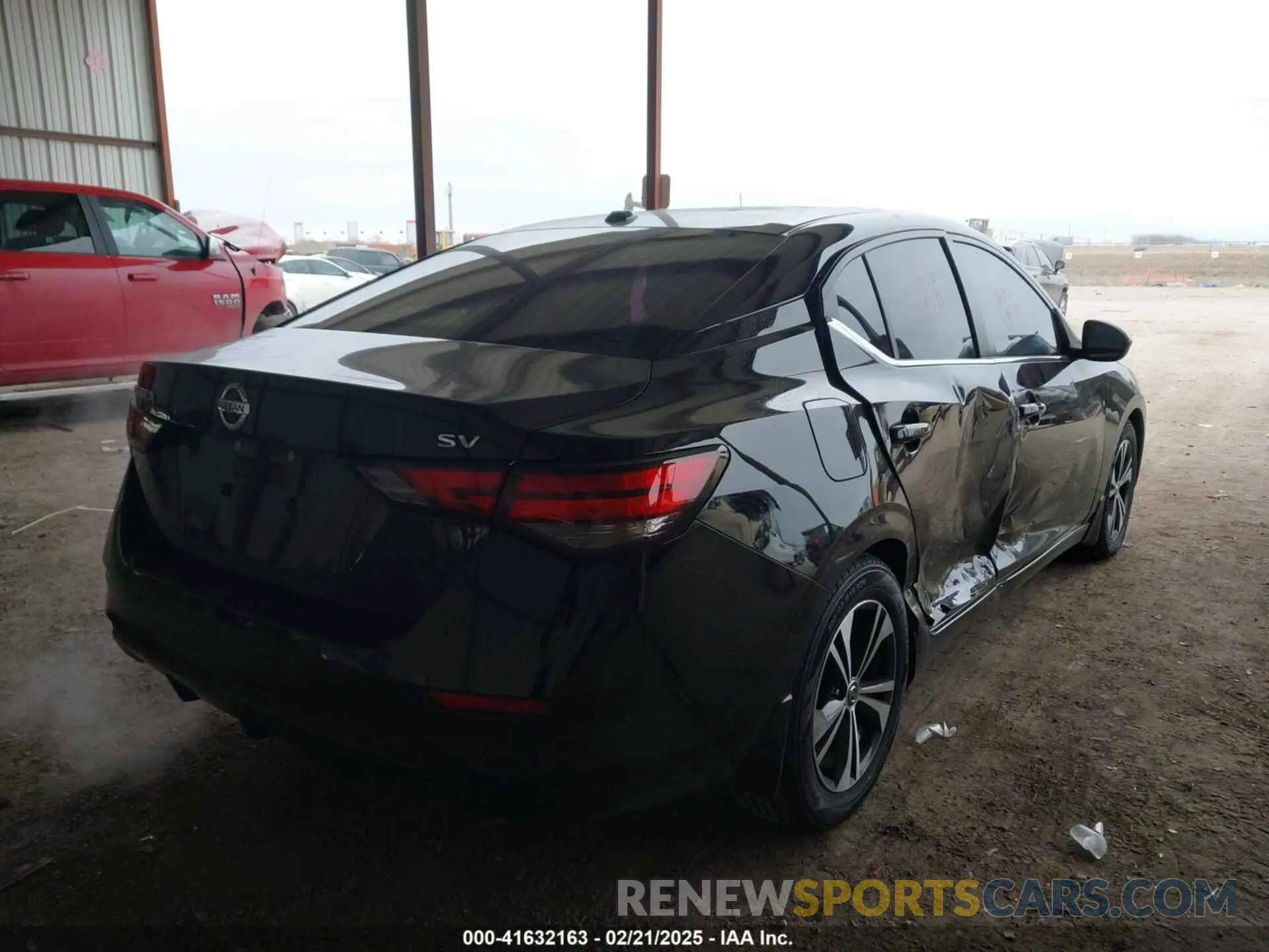4 Photograph of a damaged car 3N1AB8CVXMY312622 NISSAN SENTRA 2021
