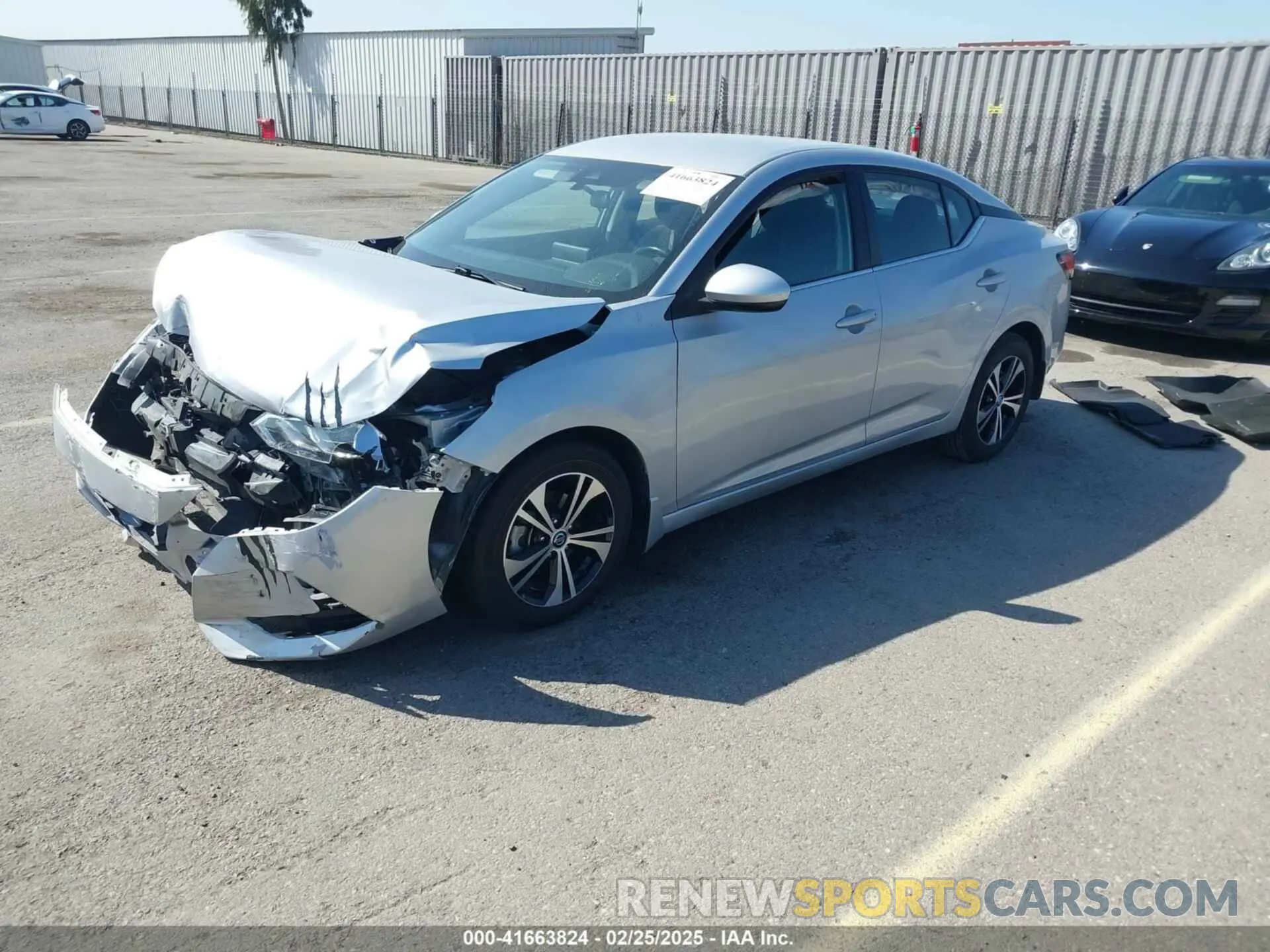 2 Photograph of a damaged car 3N1AB8CVXMY328304 NISSAN SENTRA 2021