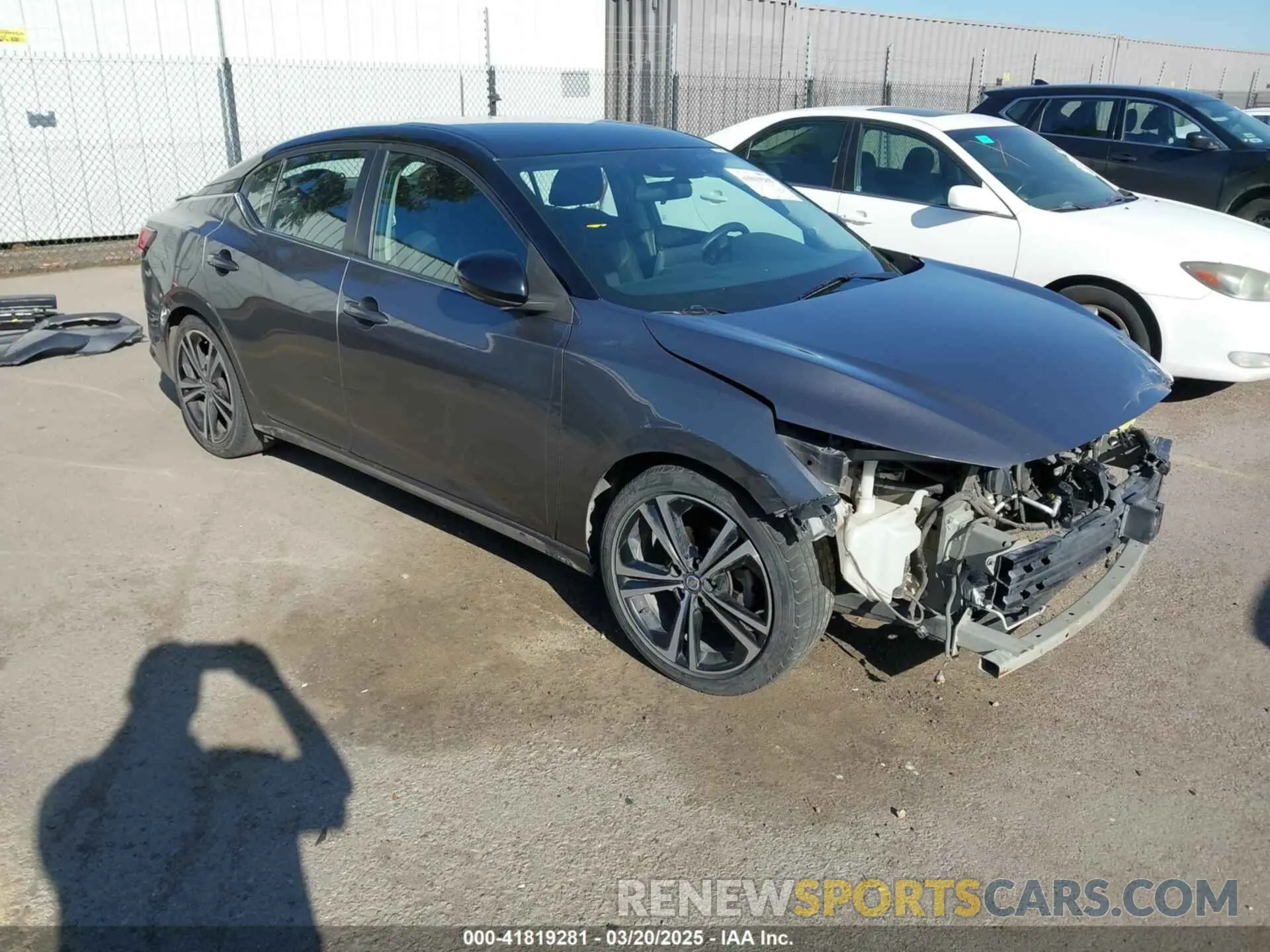 1 Photograph of a damaged car 3N1AB8DV0MY290032 NISSAN SENTRA 2021