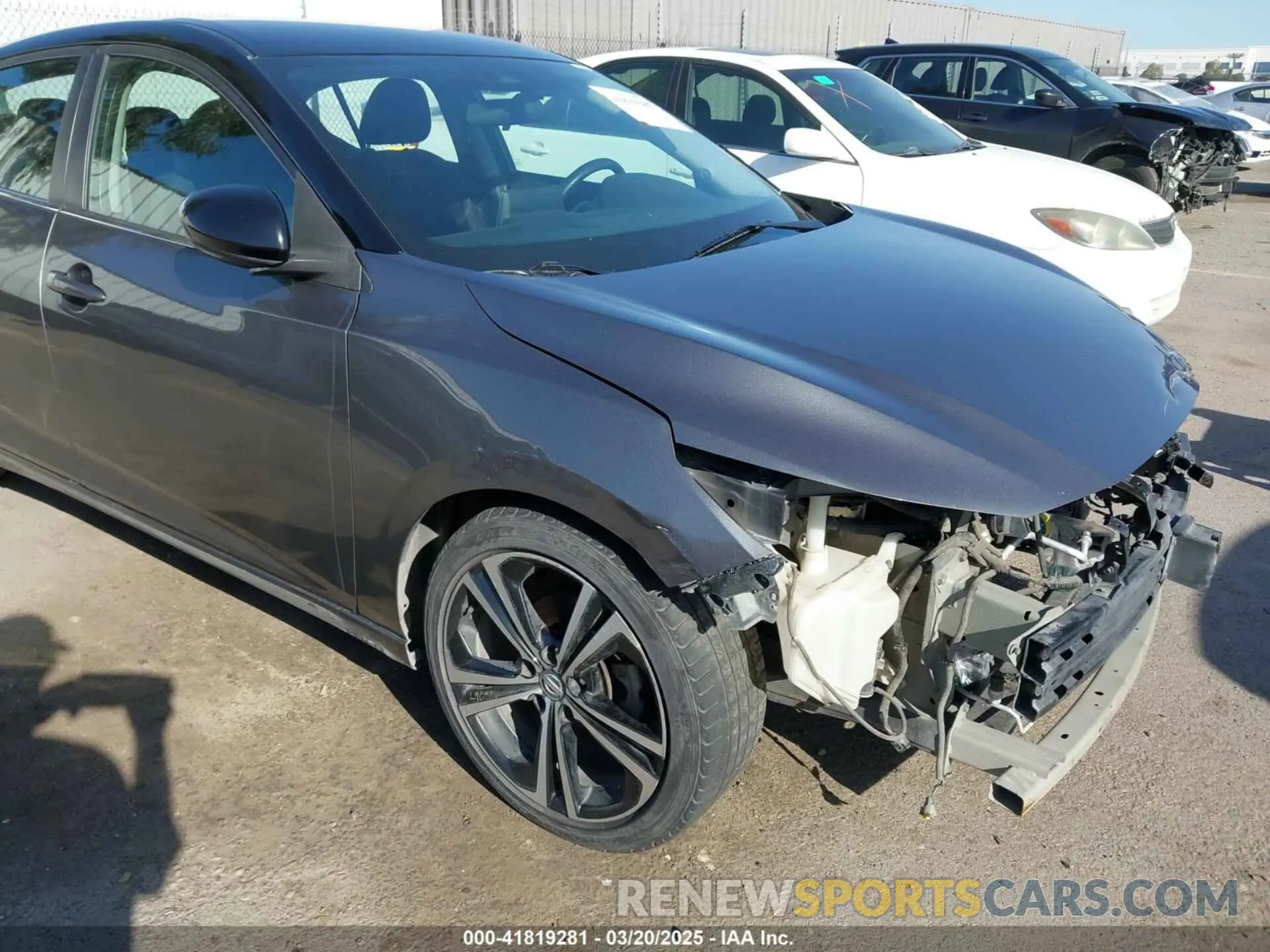 18 Photograph of a damaged car 3N1AB8DV0MY290032 NISSAN SENTRA 2021