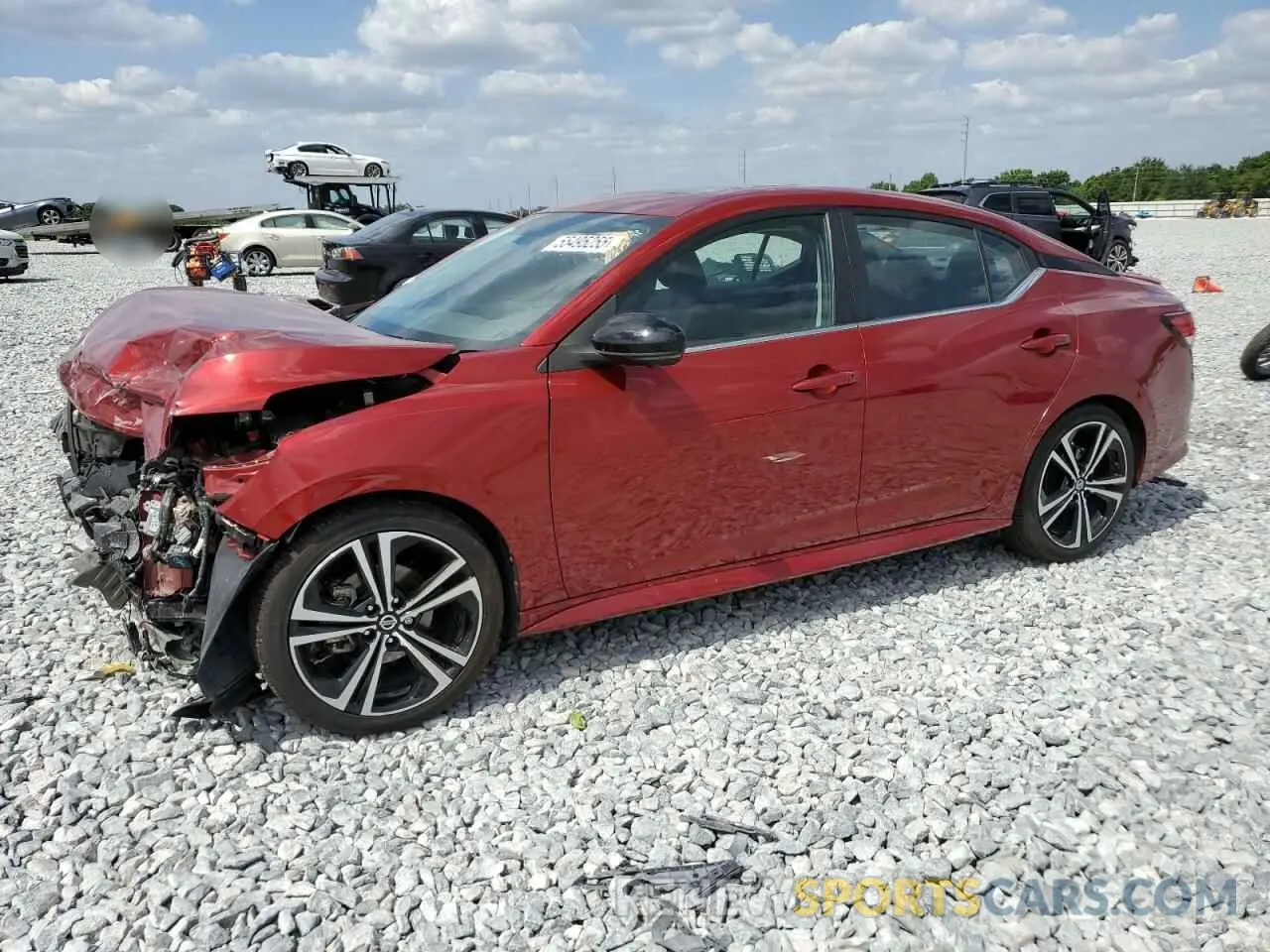 1 Photograph of a damaged car 3N1AB8DV0MY291665 NISSAN SENTRA 2021