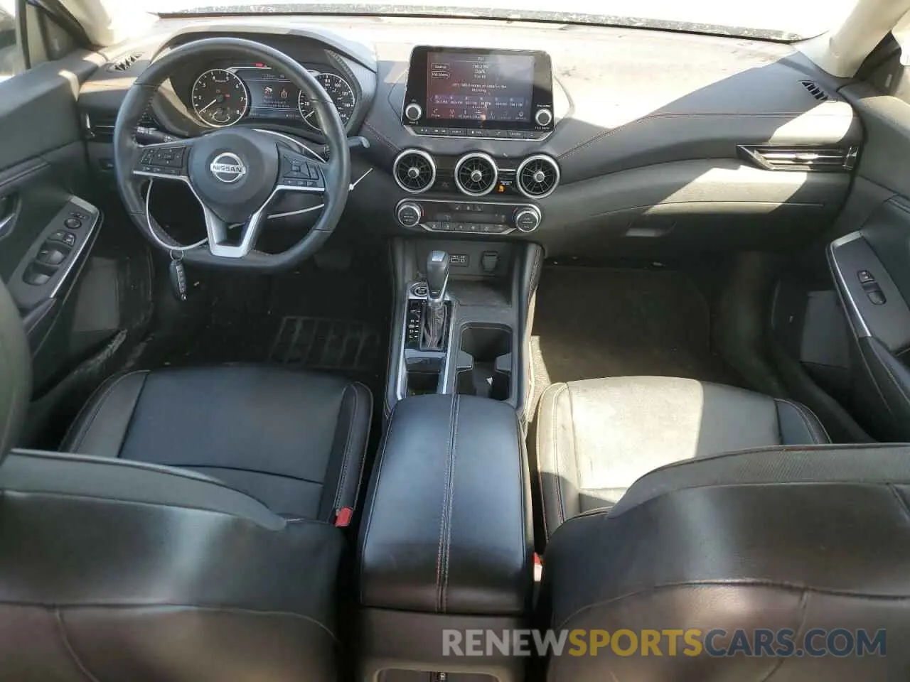8 Фотография поврежденного автомобиля 3N1AB8DV0MY318914 NISSAN SENTRA 2021