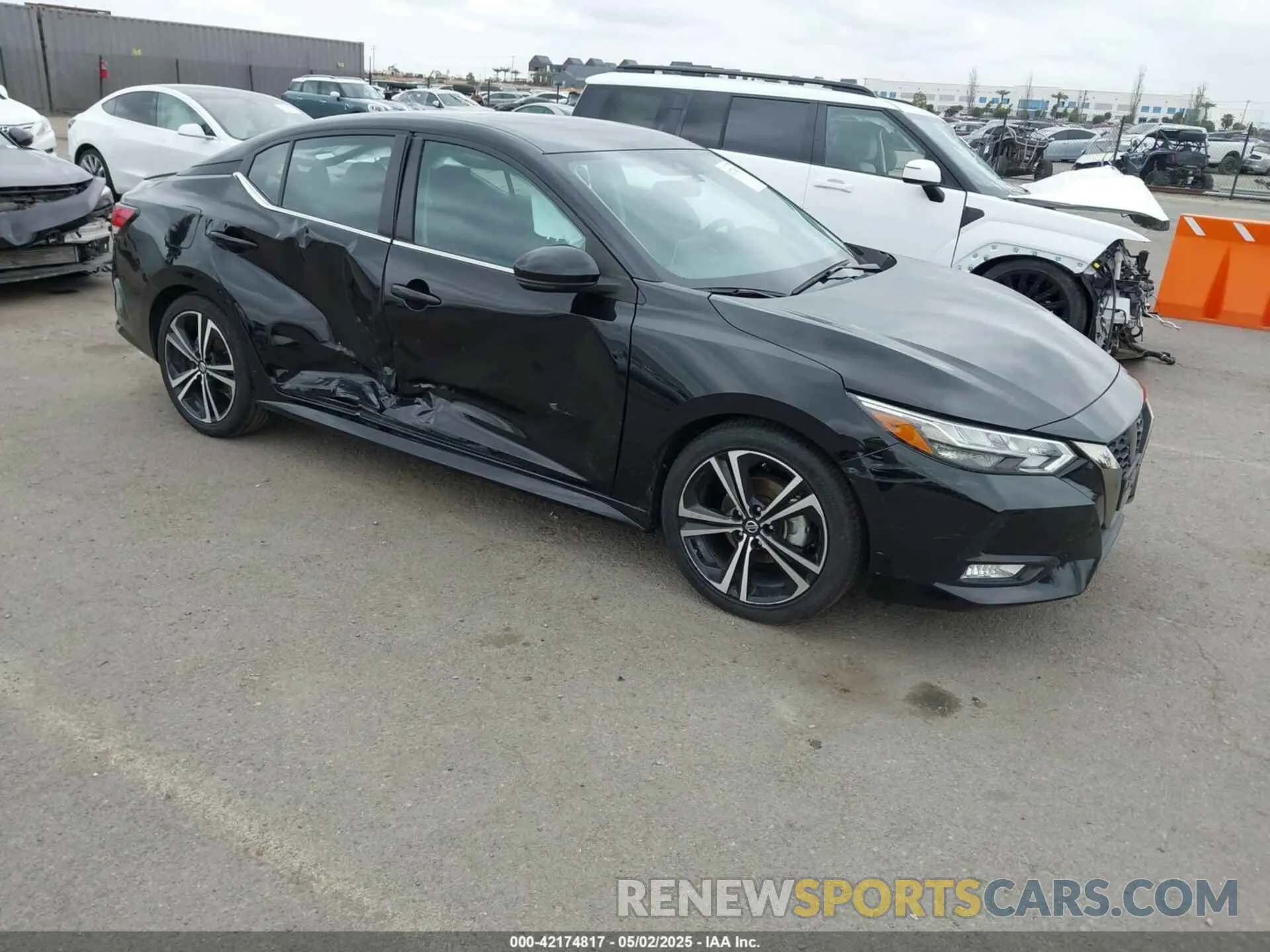1 Photograph of a damaged car 3N1AB8DV0MY330660 NISSAN SENTRA 2021