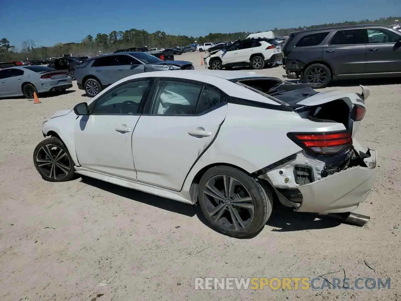 2 Photograph of a damaged car 3N1AB8DV1MY308988 NISSAN SENTRA 2021