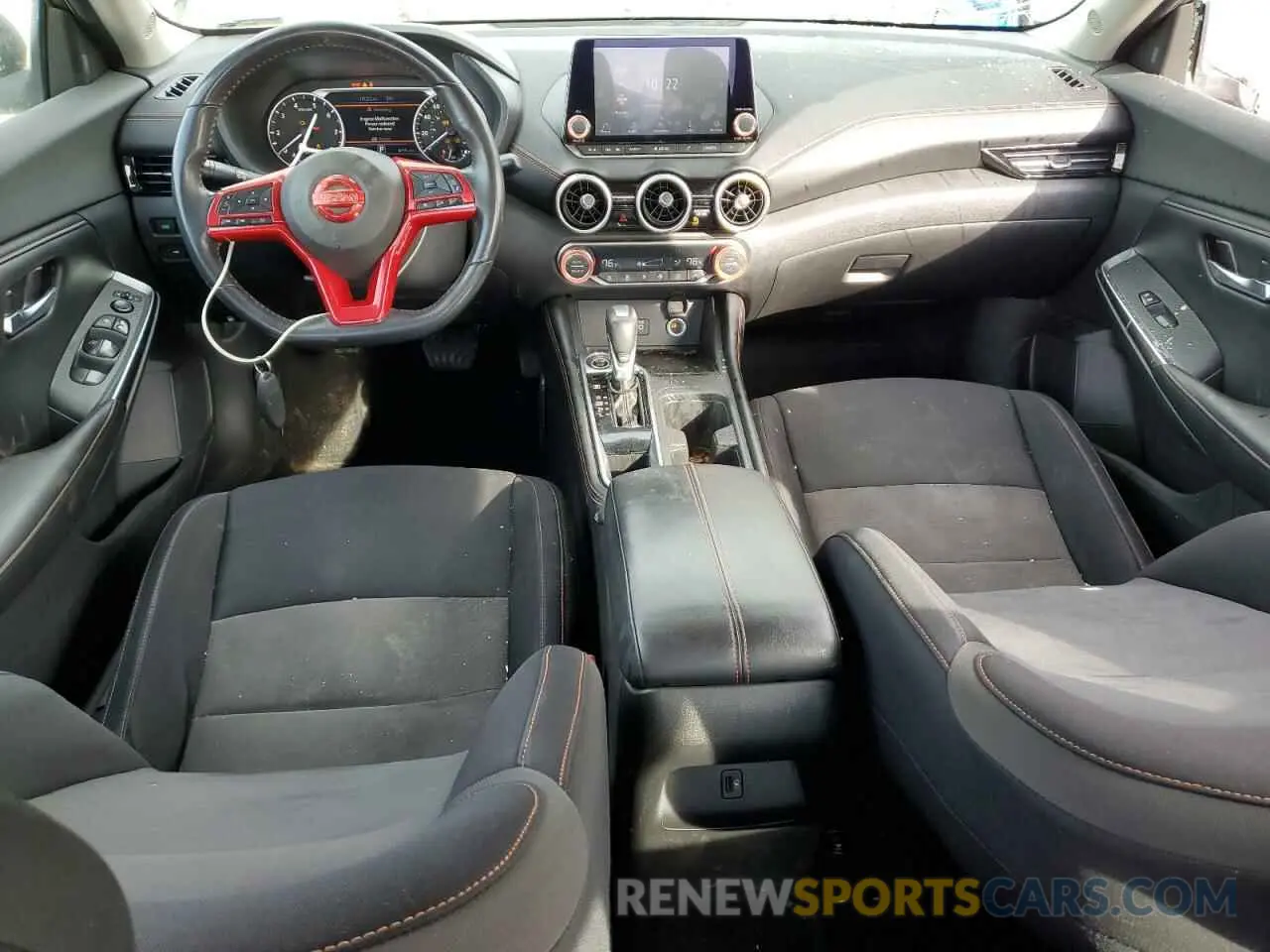 8 Фотография поврежденного автомобиля 3N1AB8DV2MY245027 NISSAN SENTRA 2021