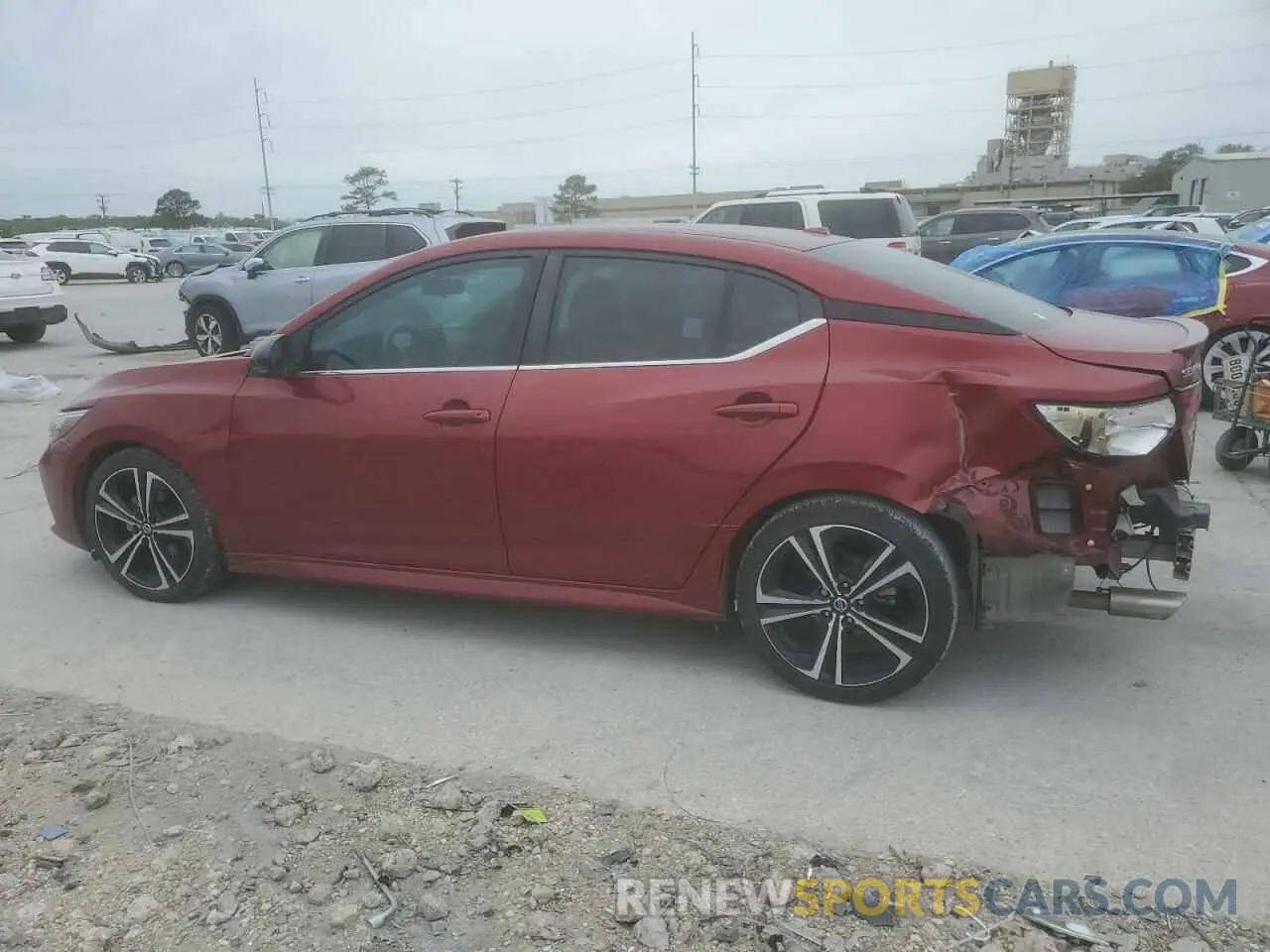 2 Photograph of a damaged car 3N1AB8DV2MY249594 NISSAN SENTRA 2021