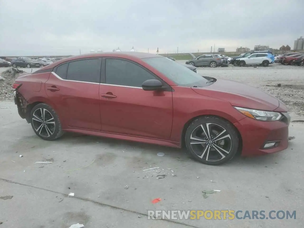 4 Photograph of a damaged car 3N1AB8DV2MY249594 NISSAN SENTRA 2021