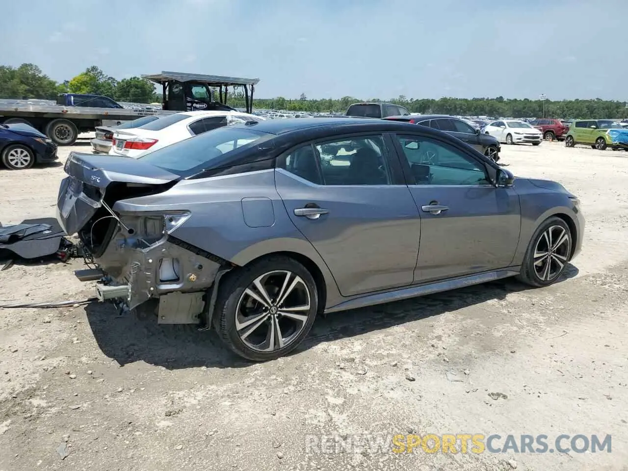 3 Photograph of a damaged car 3N1AB8DV3MY263942 NISSAN SENTRA 2021