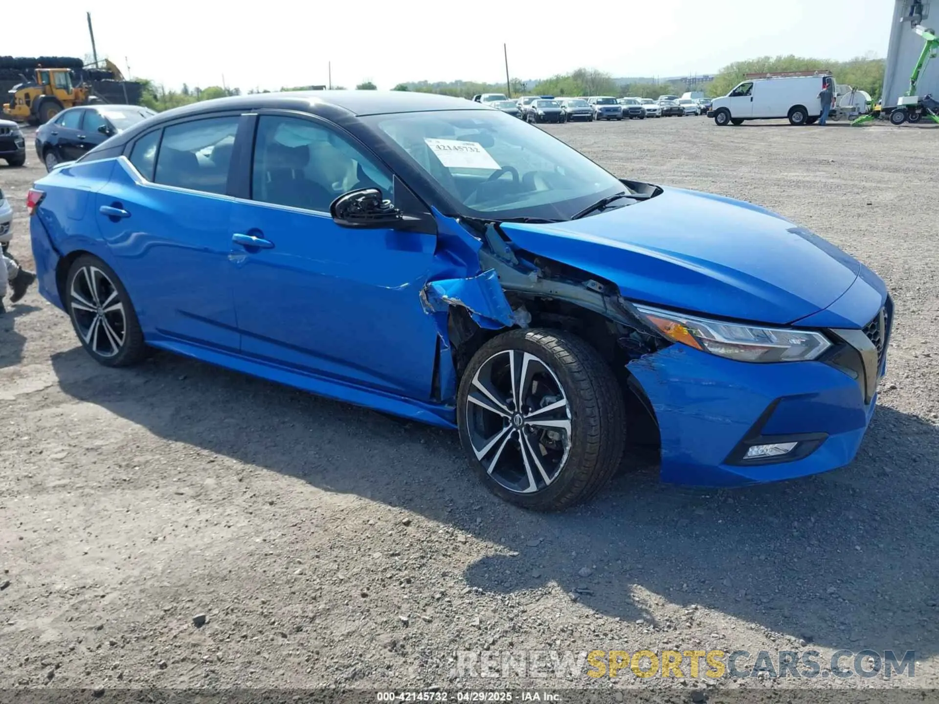 1 Photograph of a damaged car 3N1AB8DV3MY322827 NISSAN SENTRA 2021