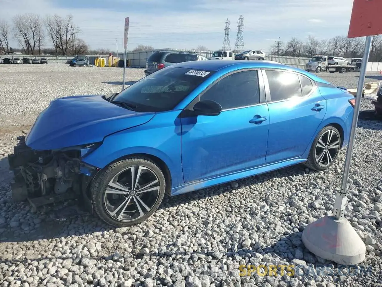 1 Photograph of a damaged car 3N1AB8DV4MY230934 NISSAN SENTRA 2021