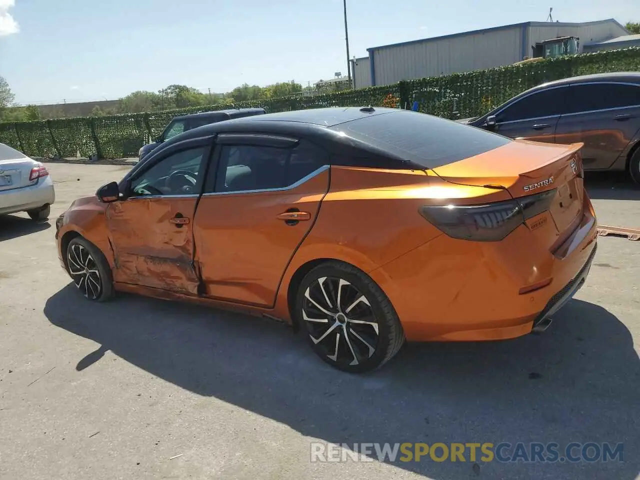 2 Photograph of a damaged car 3N1AB8DV4MY263030 NISSAN SENTRA 2021