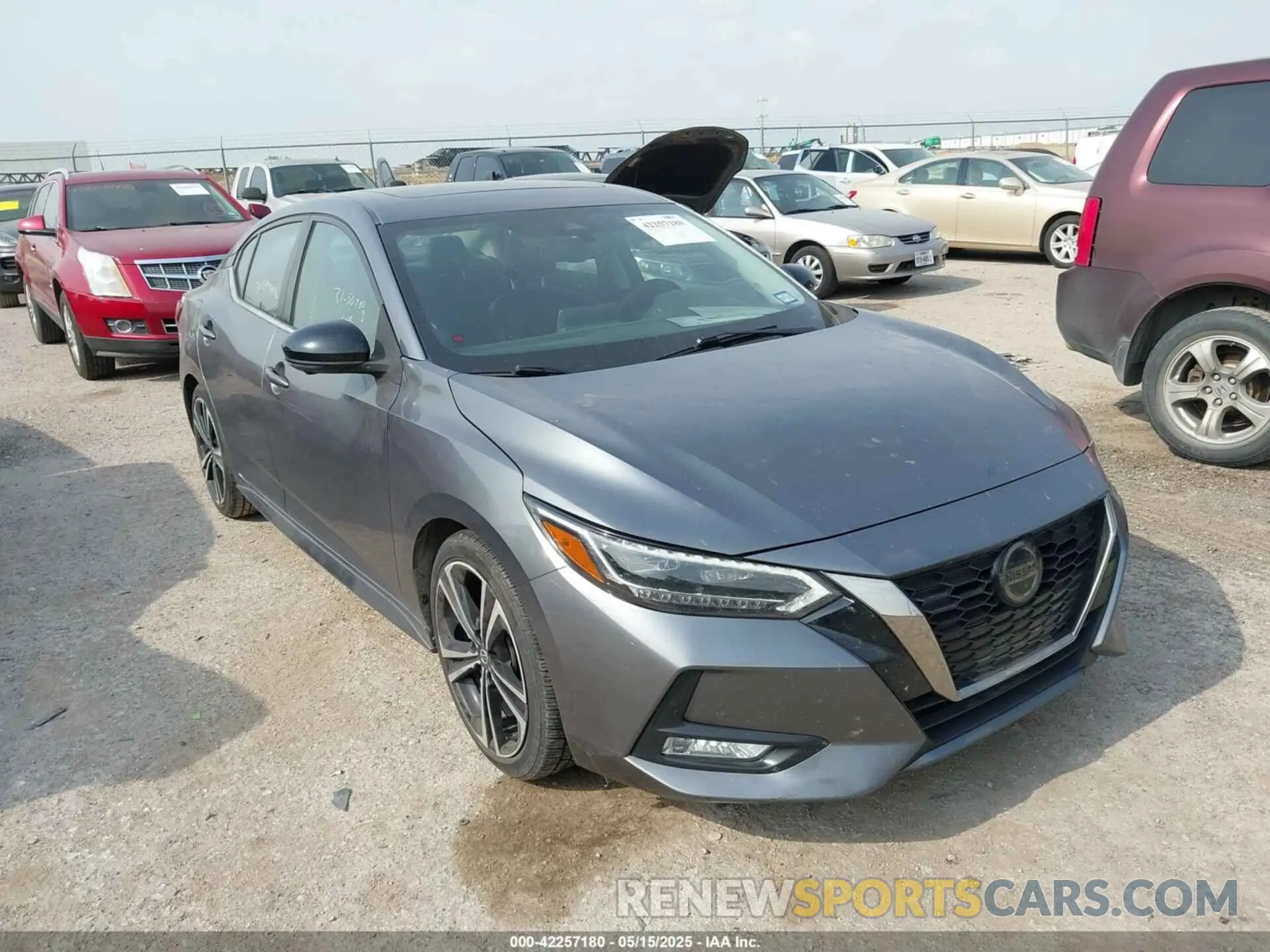 1 Photograph of a damaged car 3N1AB8DV6MY219756 NISSAN SENTRA 2021