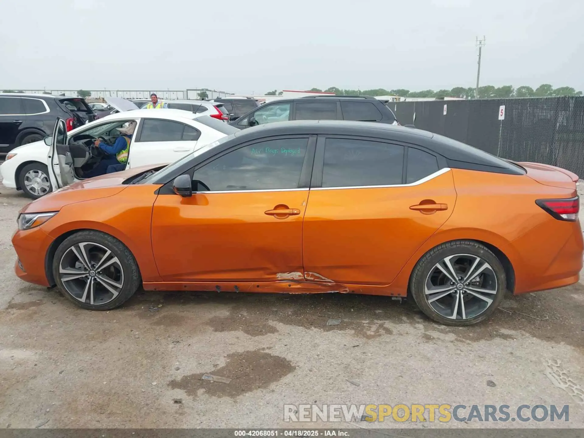 14 Photograph of a damaged car 3N1AB8DV6MY231759 NISSAN SENTRA 2021