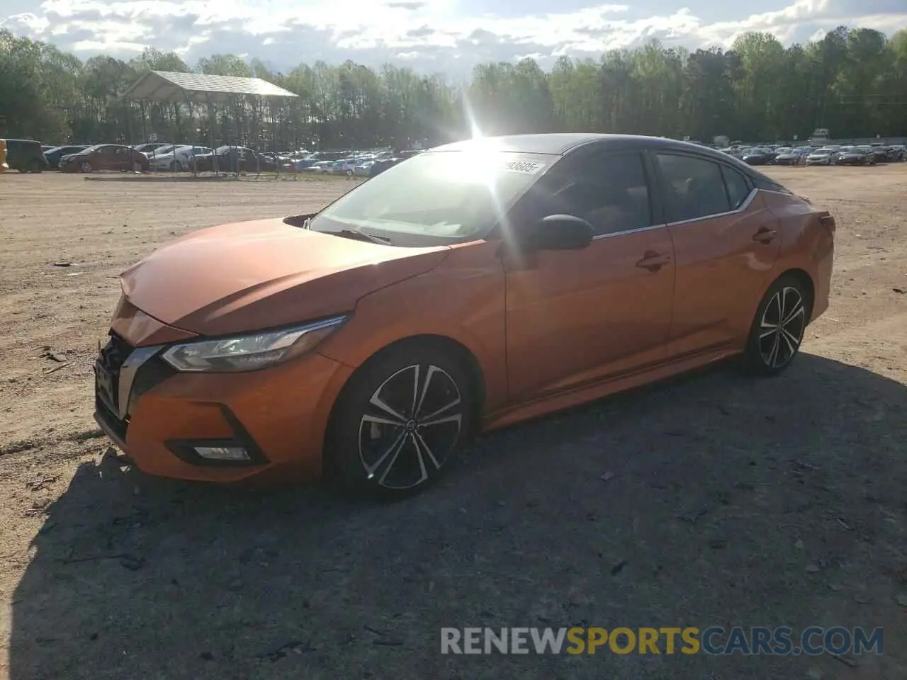 1 Photograph of a damaged car 3N1AB8DV6MY258279 NISSAN SENTRA 2021