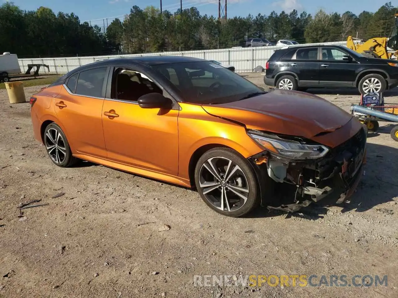 4 Photograph of a damaged car 3N1AB8DV6MY258279 NISSAN SENTRA 2021