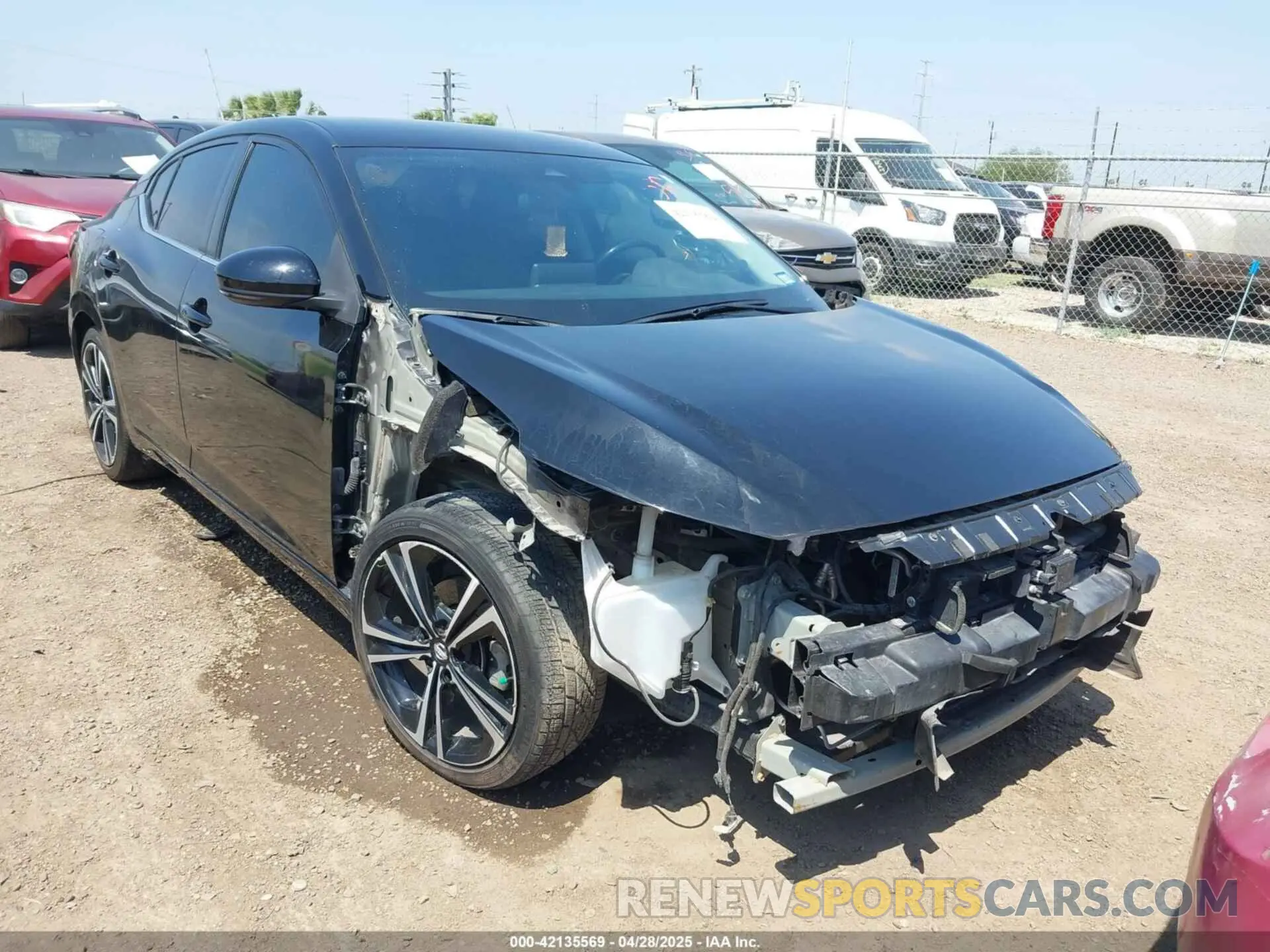 1 Фотография поврежденного автомобиля 3N1AB8DV6MY316911 NISSAN SENTRA 2021
