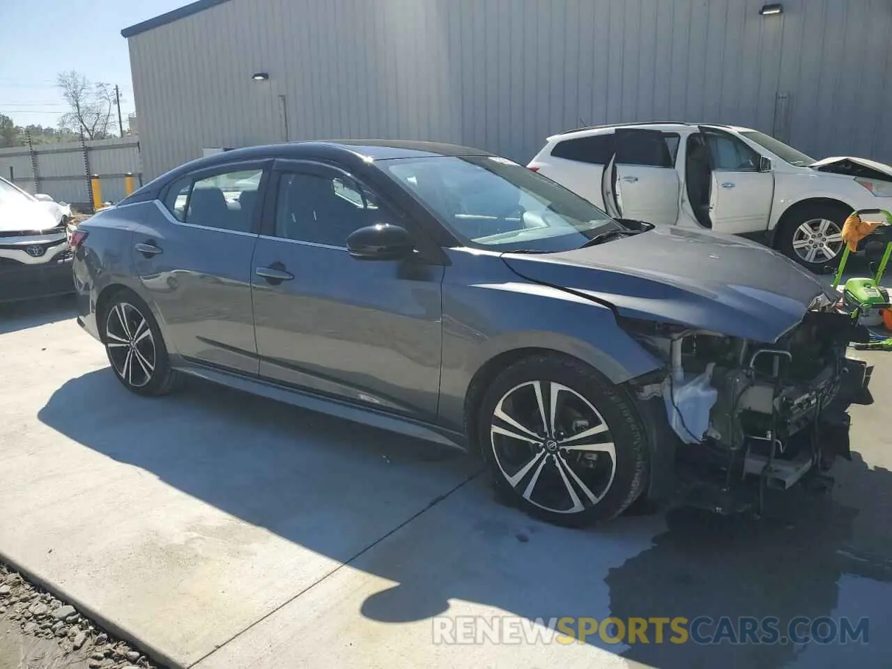 4 Photograph of a damaged car 3N1AB8DV7MY321910 NISSAN SENTRA 2021