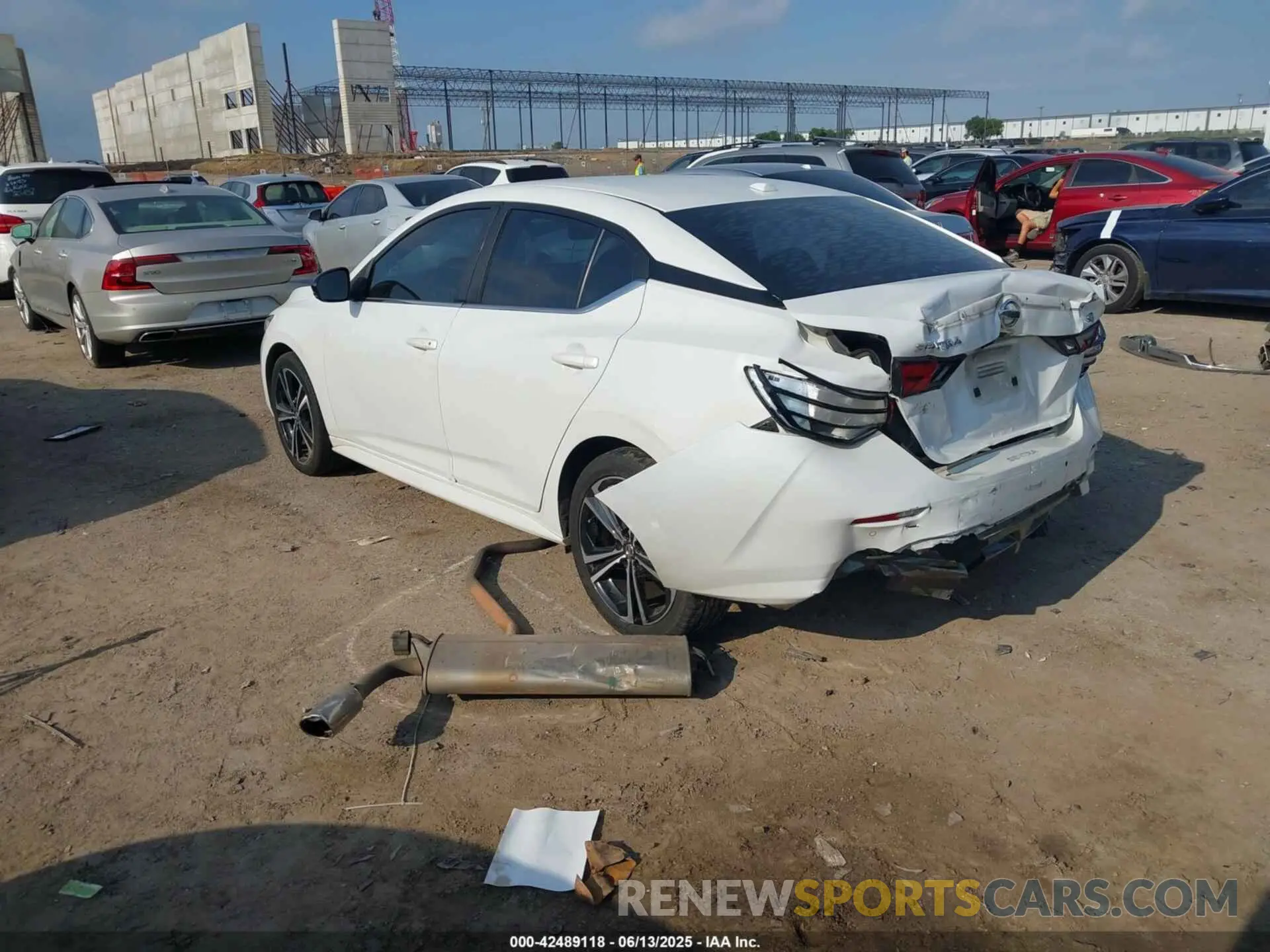 3 Photograph of a damaged car 3N1AB8DV8MY230368 NISSAN SENTRA 2021