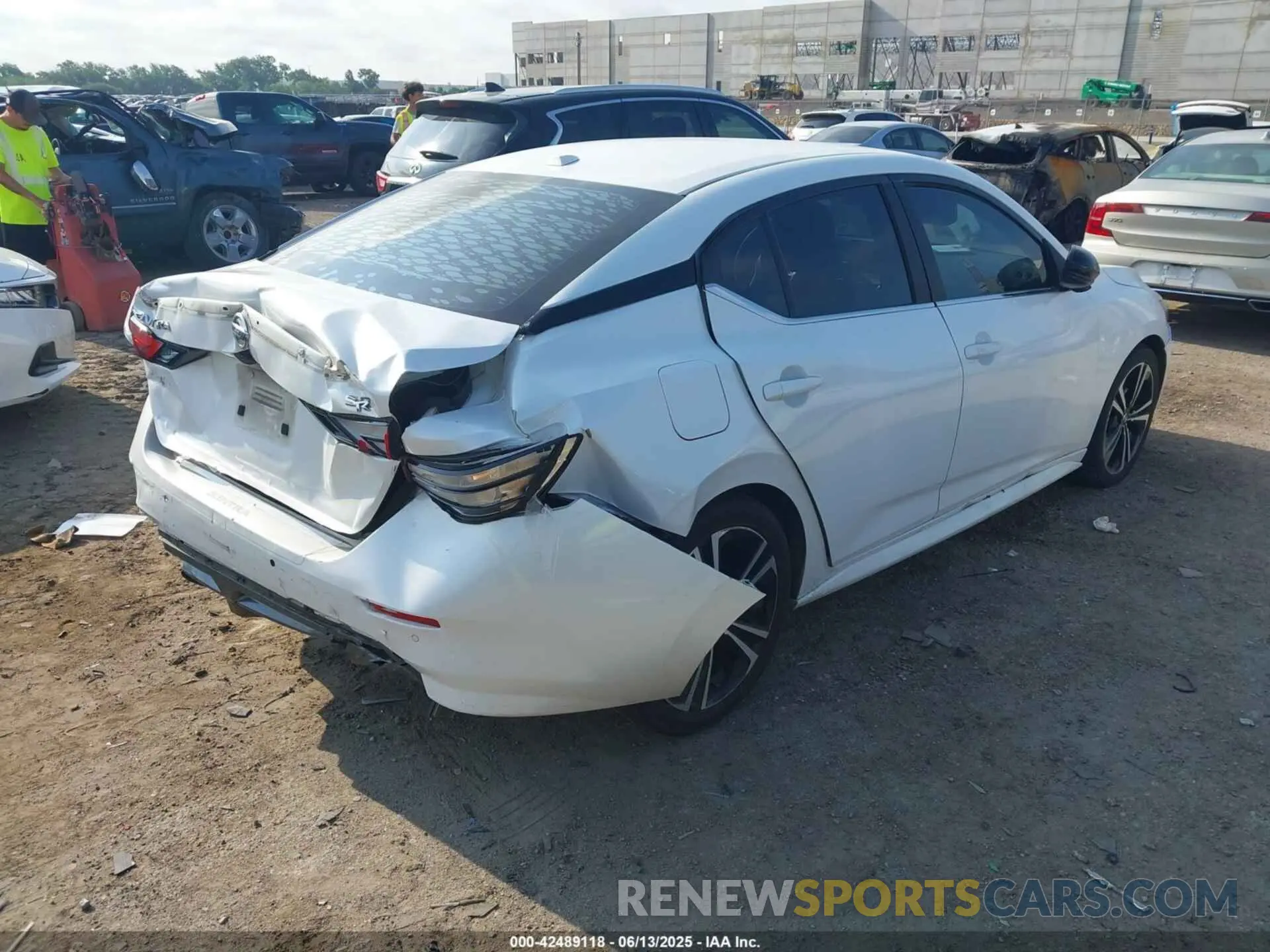 4 Photograph of a damaged car 3N1AB8DV8MY230368 NISSAN SENTRA 2021