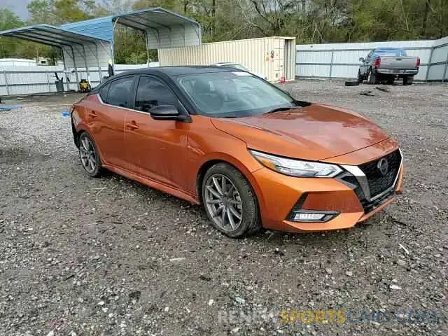 10 Photograph of a damaged car 3N1AB8DV8MY263368 NISSAN SENTRA 2021