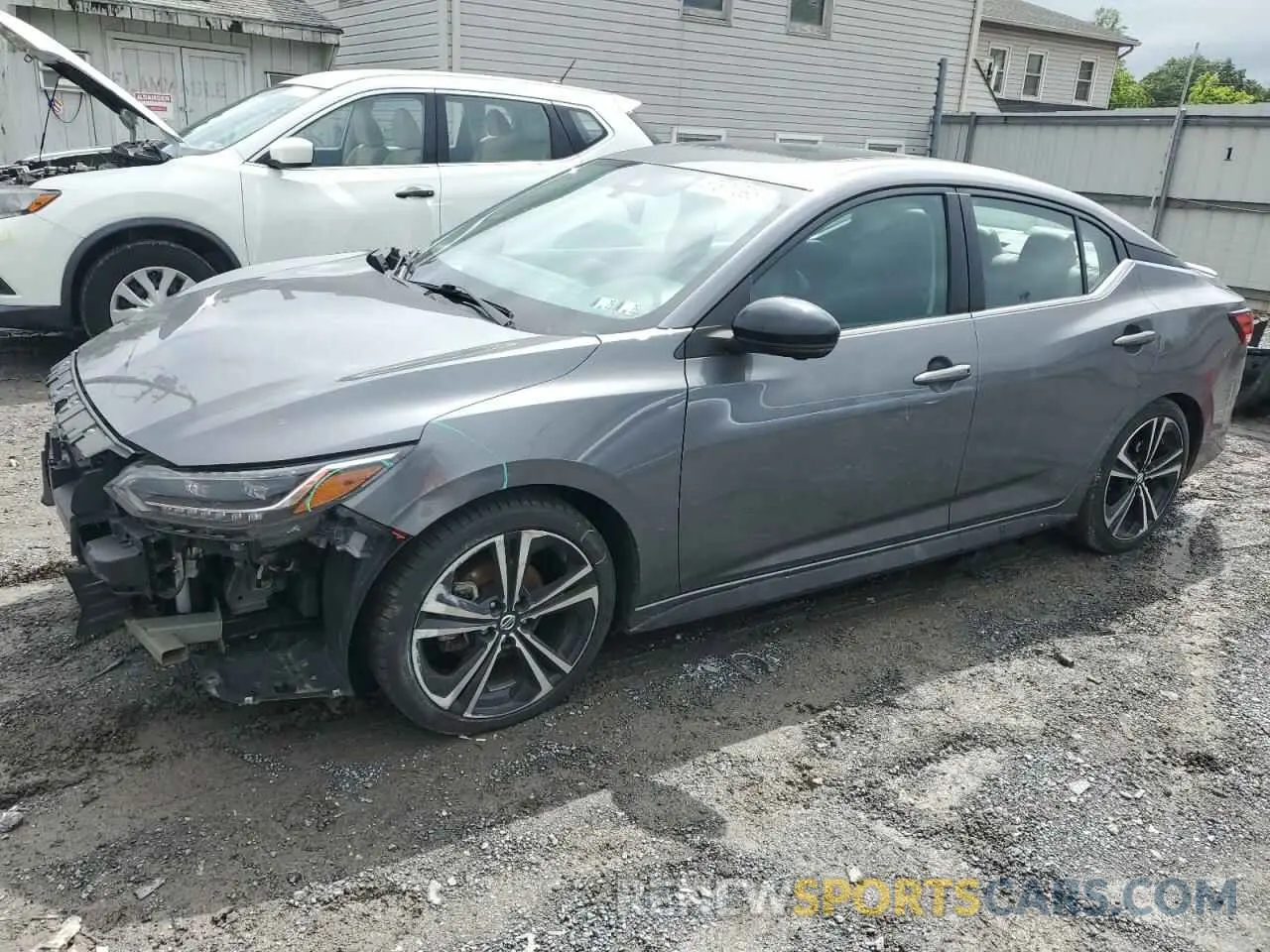 1 Photograph of a damaged car 3N1AB8DV9MY209190 NISSAN SENTRA 2021