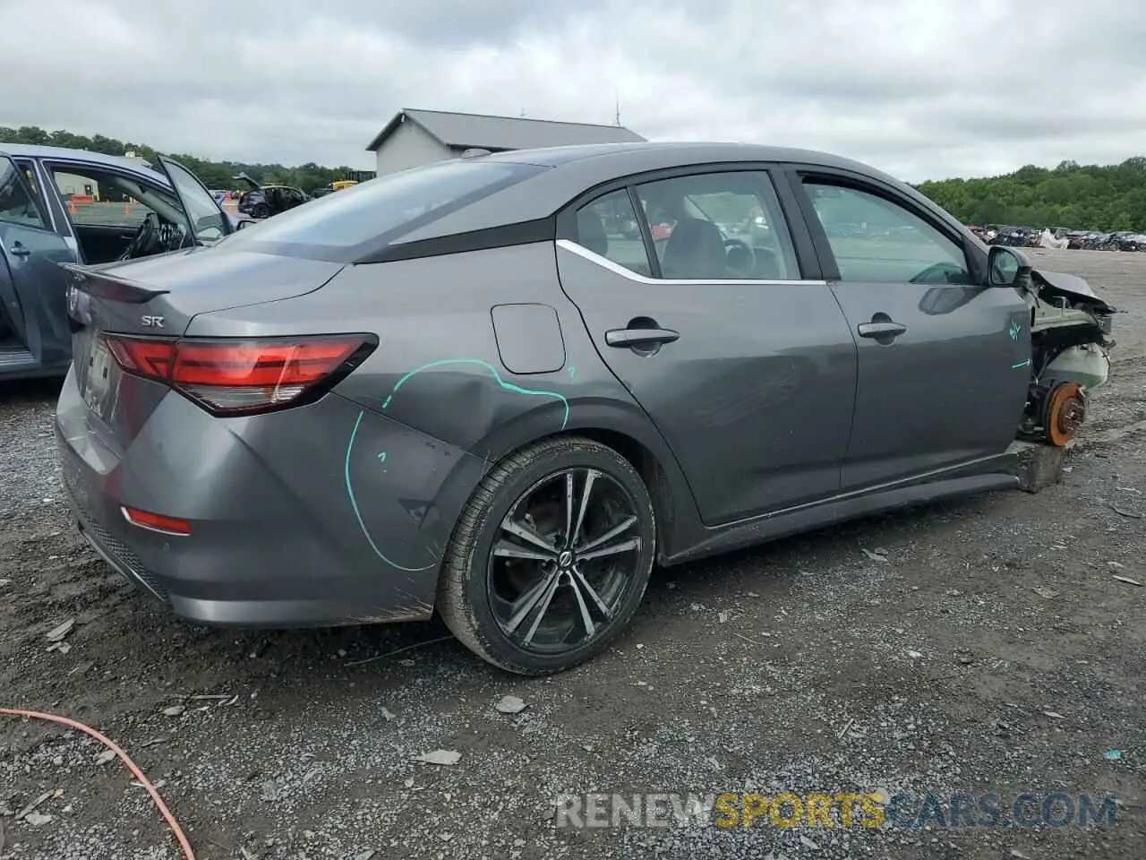 3 Photograph of a damaged car 3N1AB8DV9MY209190 NISSAN SENTRA 2021