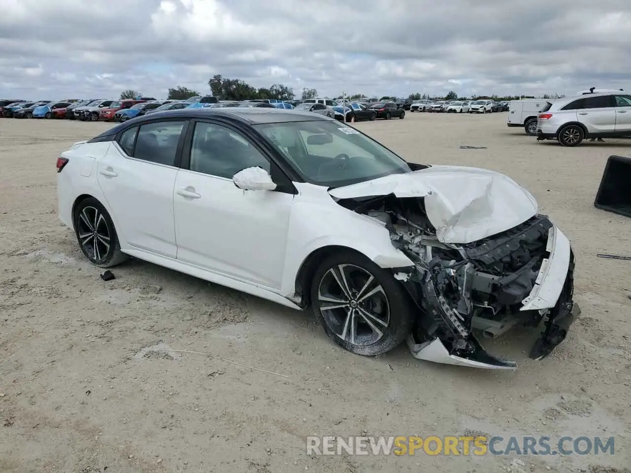 4 Photograph of a damaged car 3N1AB8DV9MY244067 NISSAN SENTRA 2021