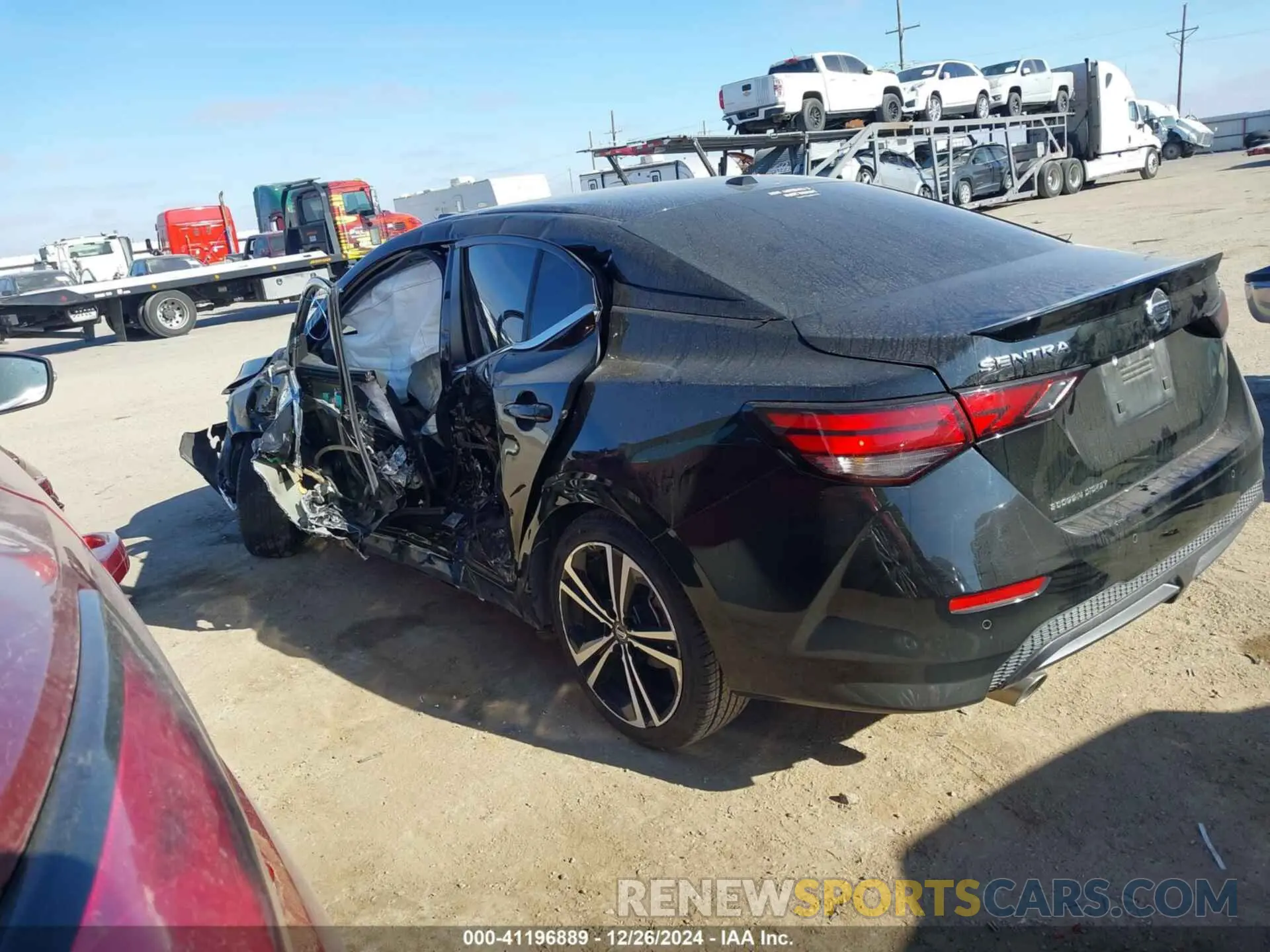 15 Photograph of a damaged car 3N1AB8DV9MY279093 NISSAN SENTRA 2021