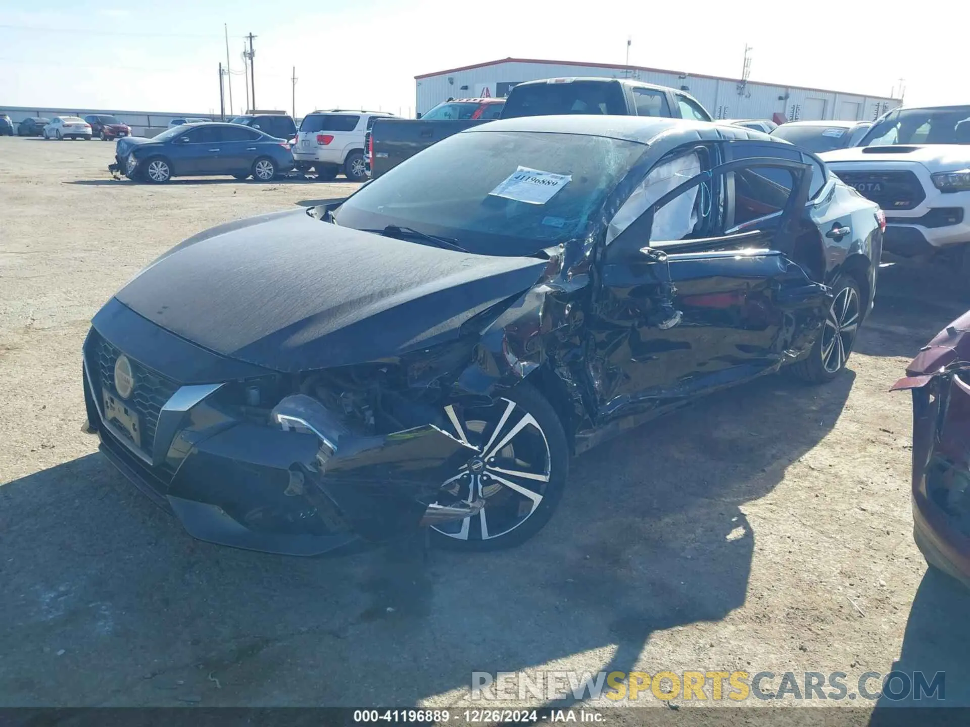 2 Photograph of a damaged car 3N1AB8DV9MY279093 NISSAN SENTRA 2021