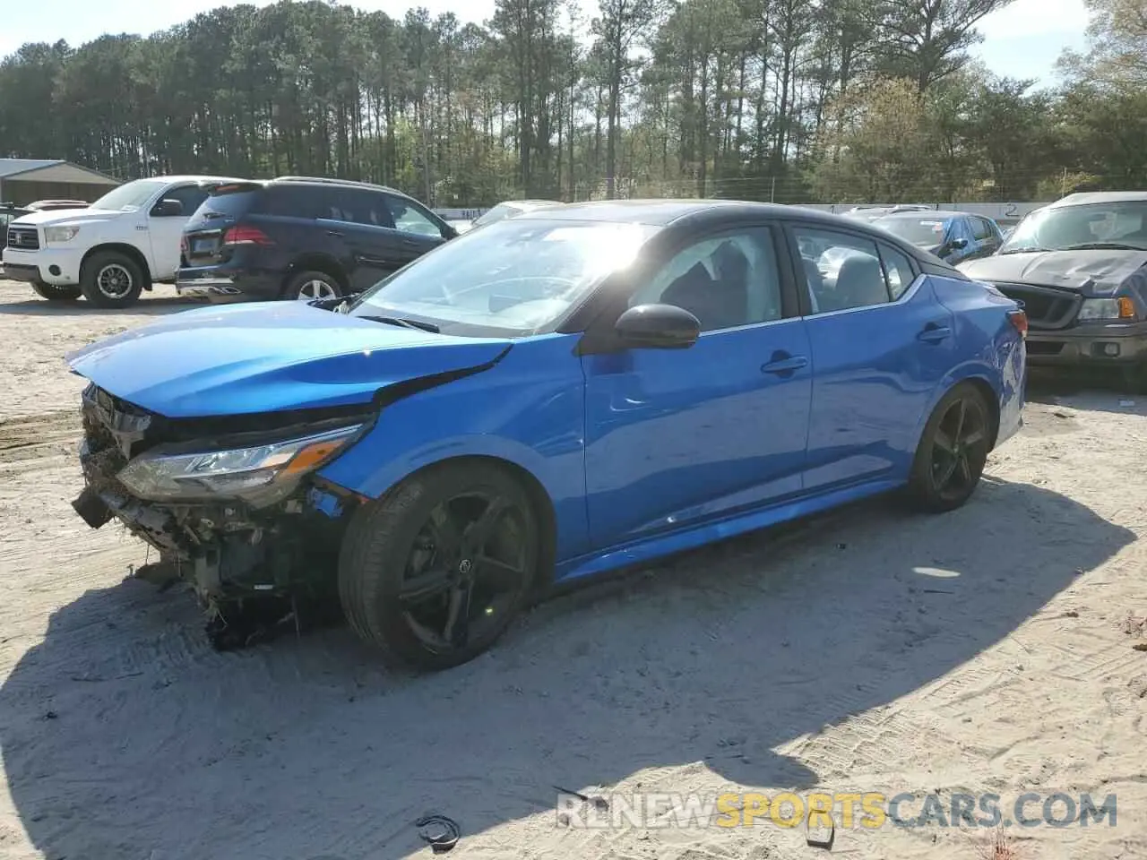 1 Photograph of a damaged car 3N1AB8DV9MY280728 NISSAN SENTRA 2021