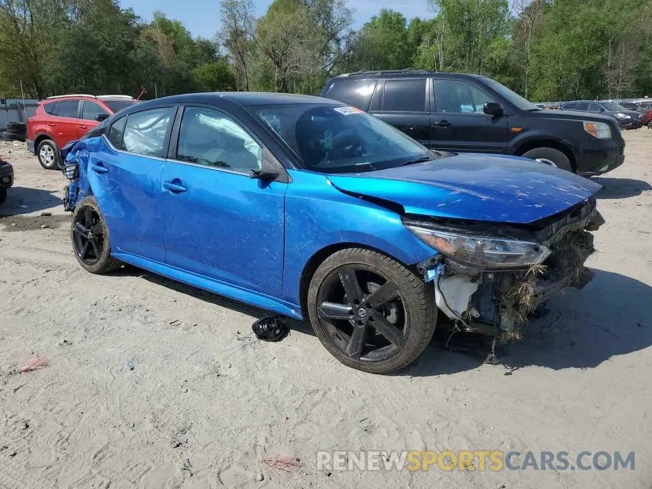 4 Photograph of a damaged car 3N1AB8DV9MY280728 NISSAN SENTRA 2021