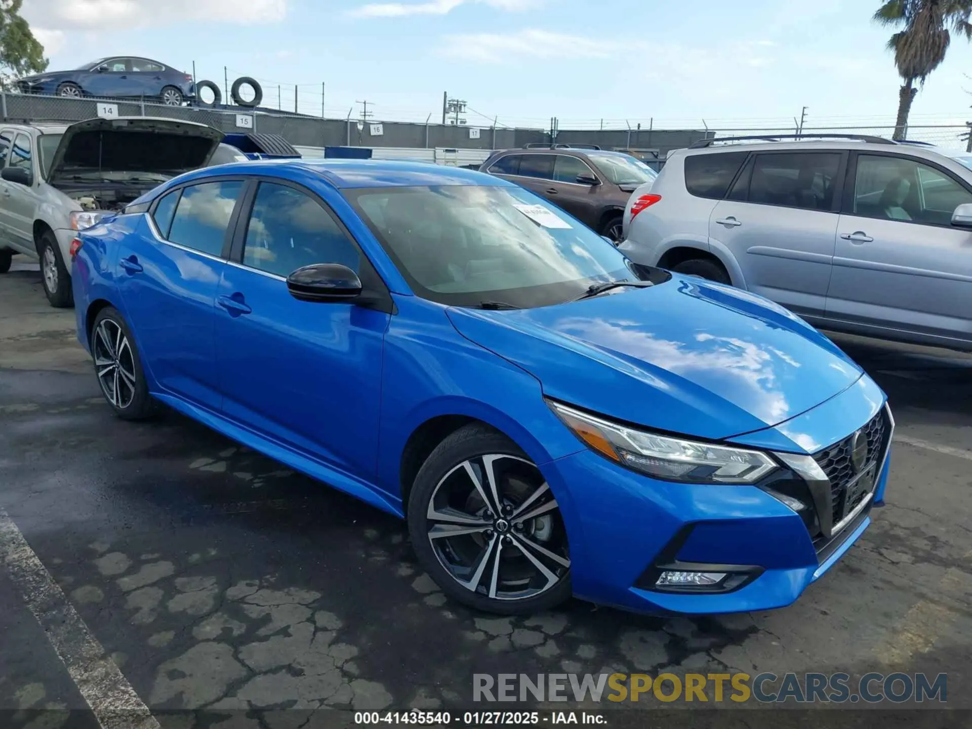 1 Photograph of a damaged car 3N1AB8DVXMY227391 NISSAN SENTRA 2021