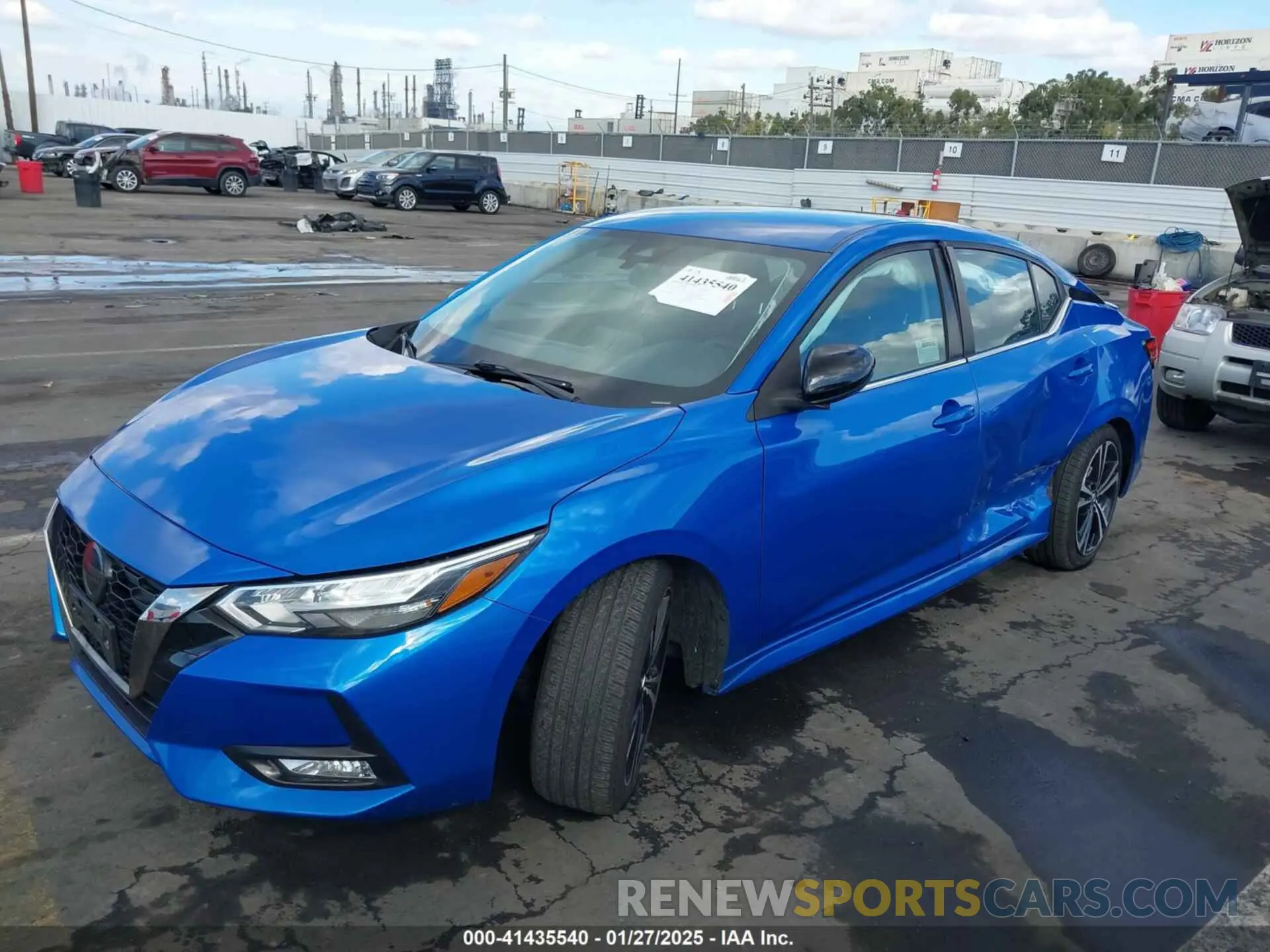 2 Photograph of a damaged car 3N1AB8DVXMY227391 NISSAN SENTRA 2021