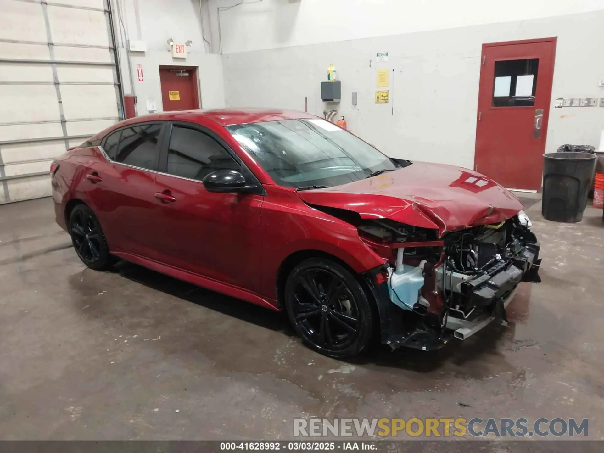 1 Photograph of a damaged car 3N1AB8DVXMY251223 NISSAN SENTRA 2021