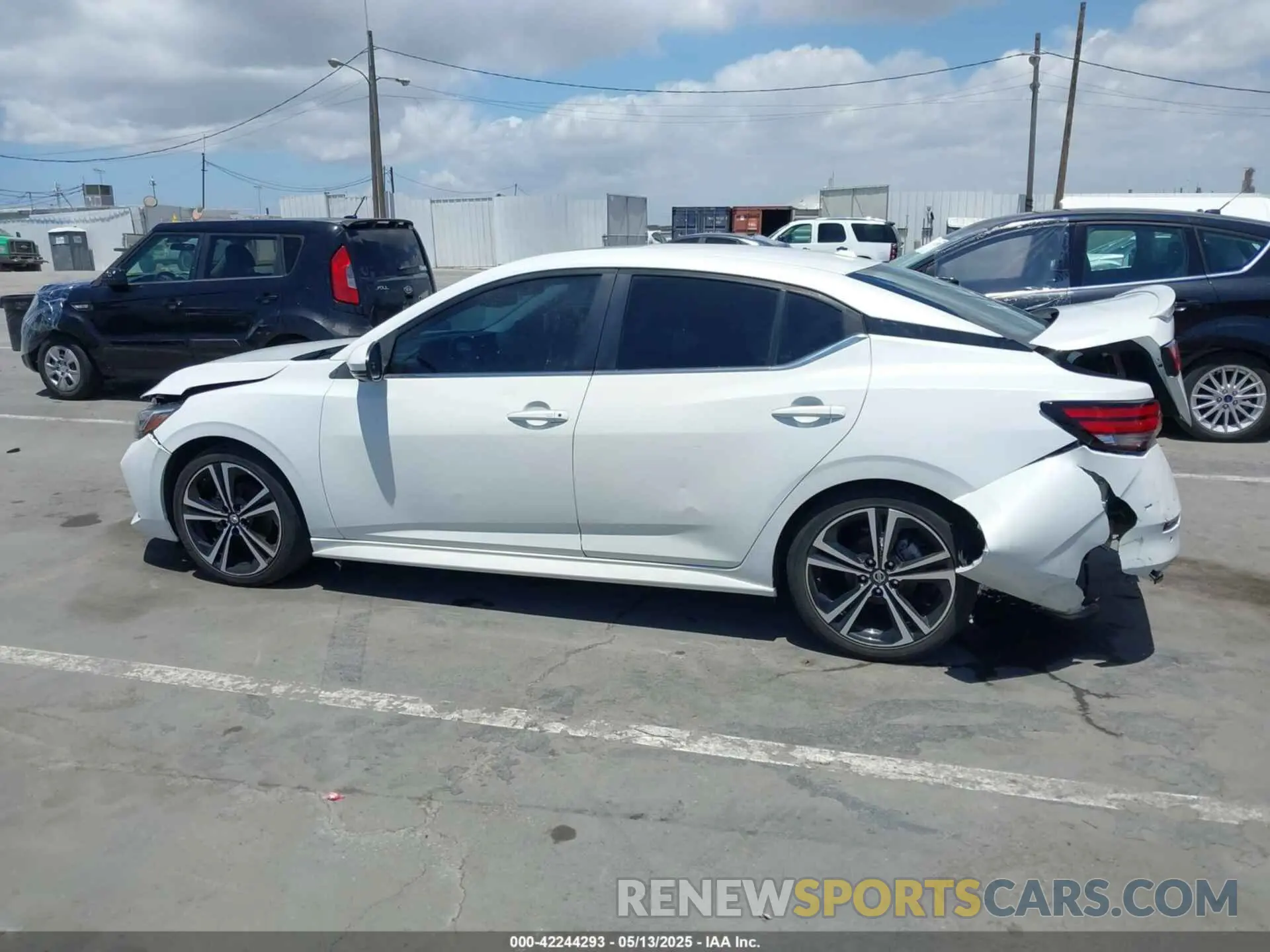 14 Photograph of a damaged car 3N1AB8DVXMY291897 NISSAN SENTRA 2021
