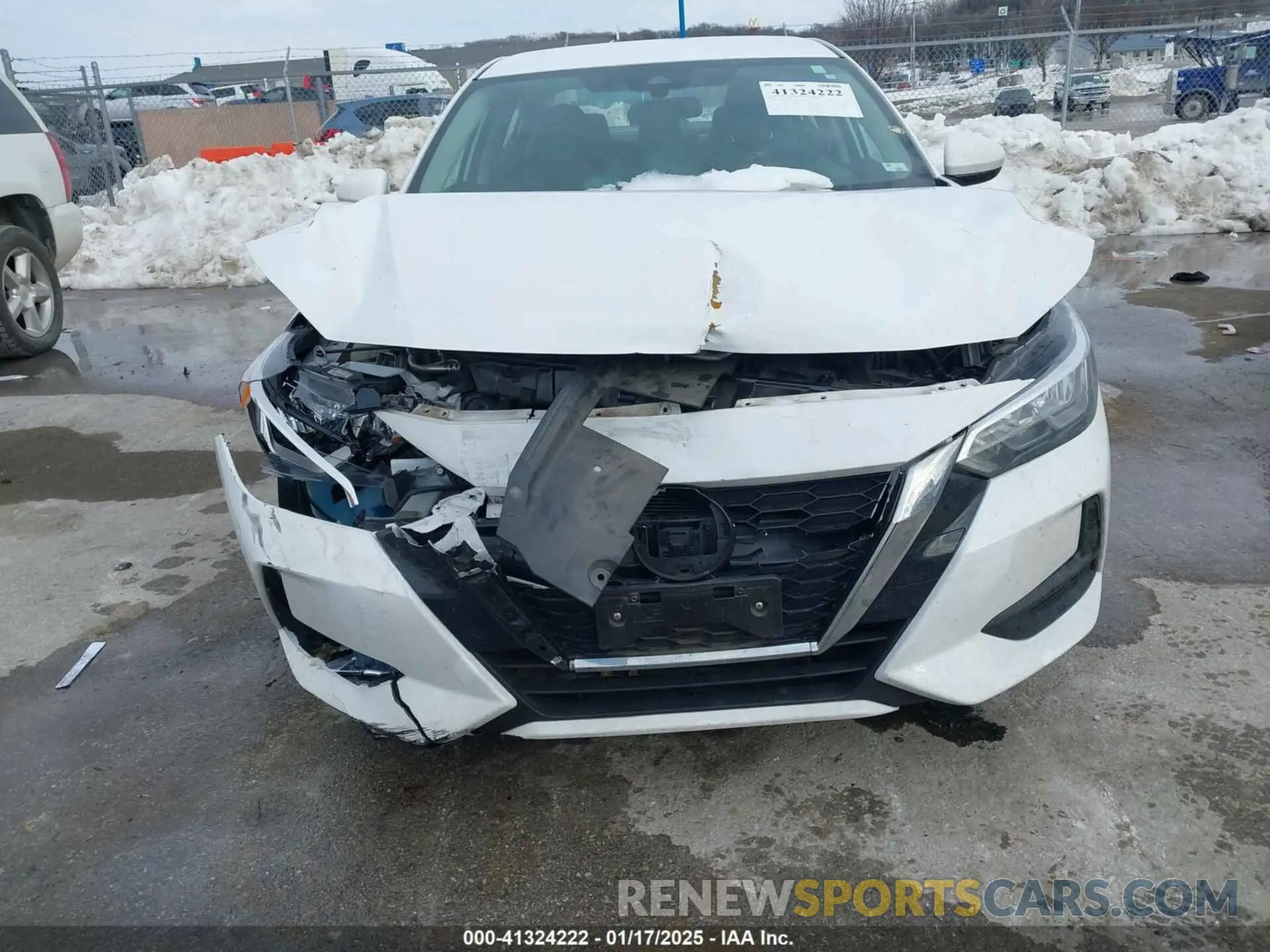 11 Photograph of a damaged car 3N1AB8BV0NY252854 NISSAN SENTRA 2022