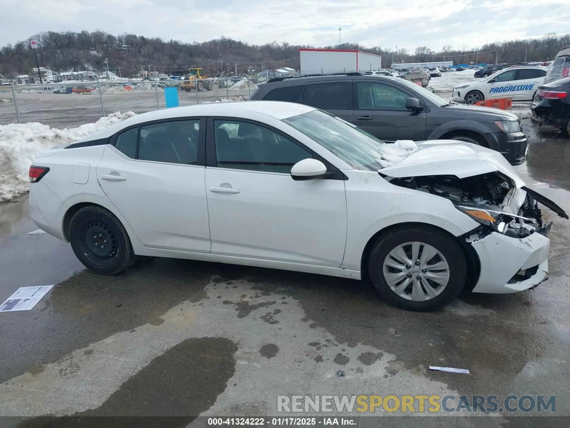 12 Photograph of a damaged car 3N1AB8BV0NY252854 NISSAN SENTRA 2022