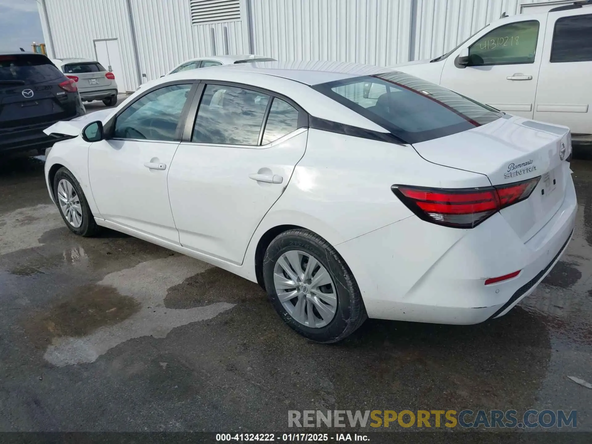 3 Photograph of a damaged car 3N1AB8BV0NY252854 NISSAN SENTRA 2022